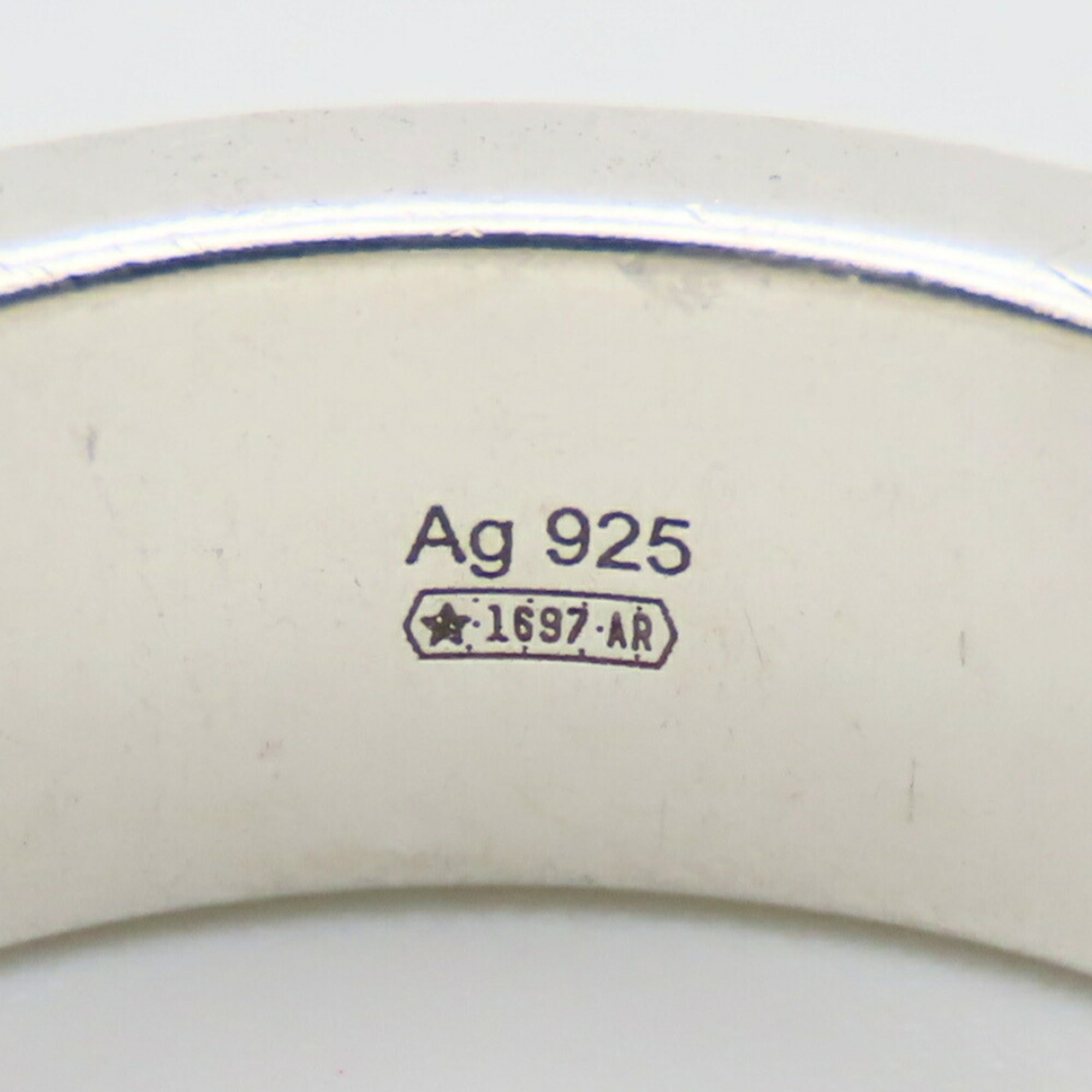Ring Enamel and Sterling Silver