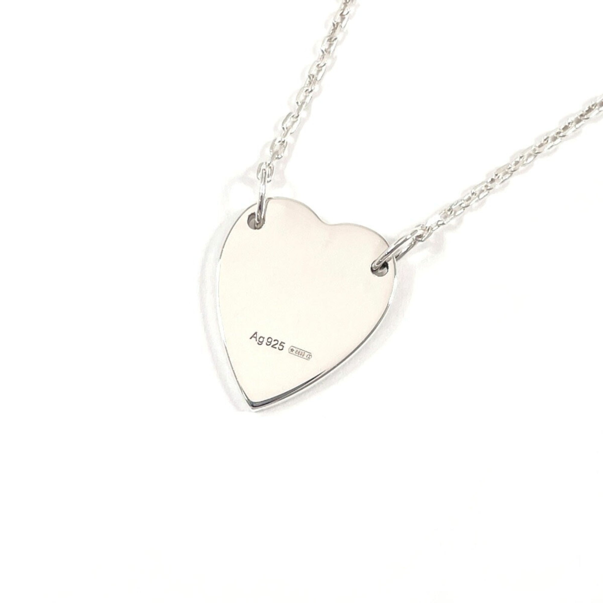 Trademark Heart Pendant Necklace Sterling Silver