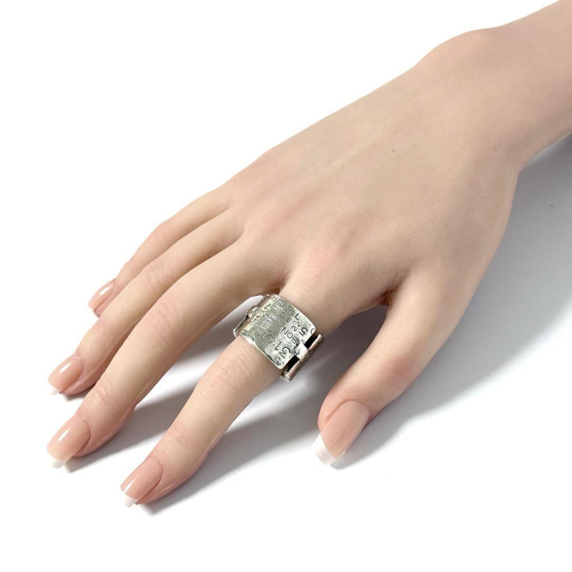 Vintage Bi-C Line Ring Sterling Silver