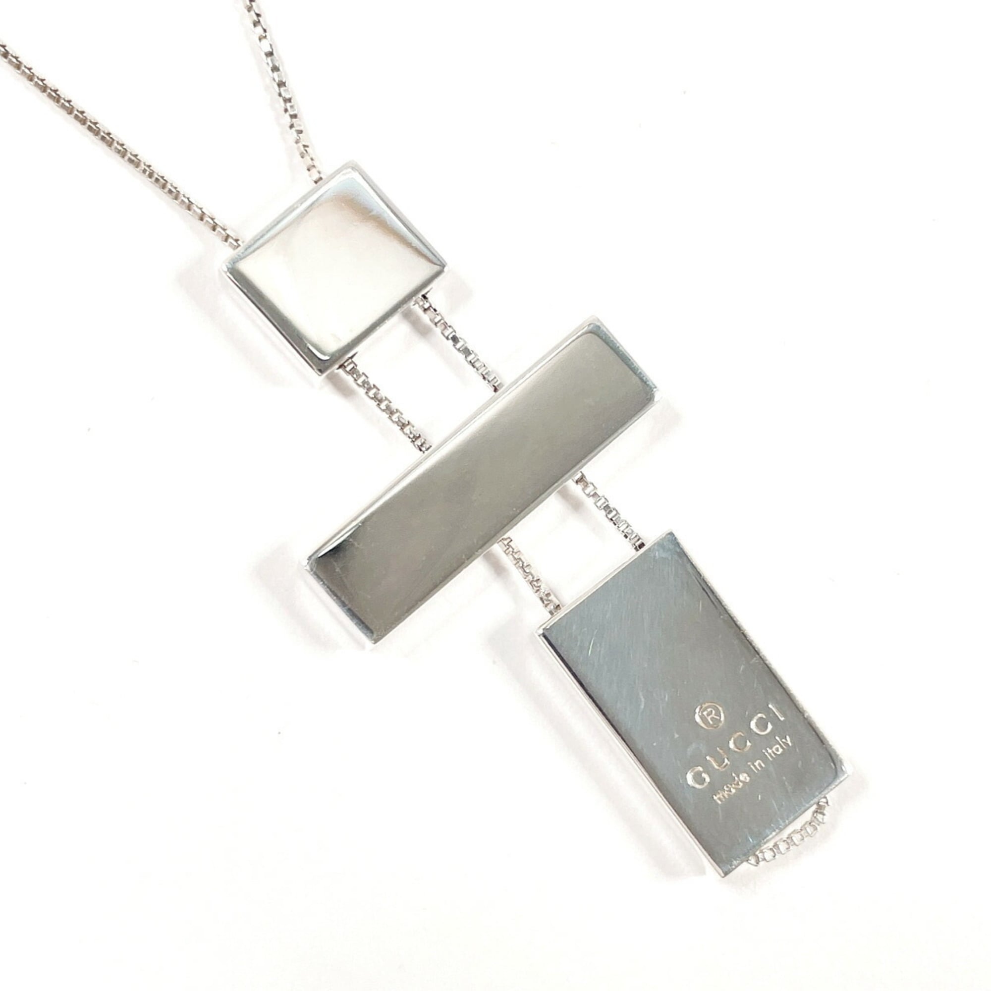 Separate Cross Pendant Necklace Sterling Silver