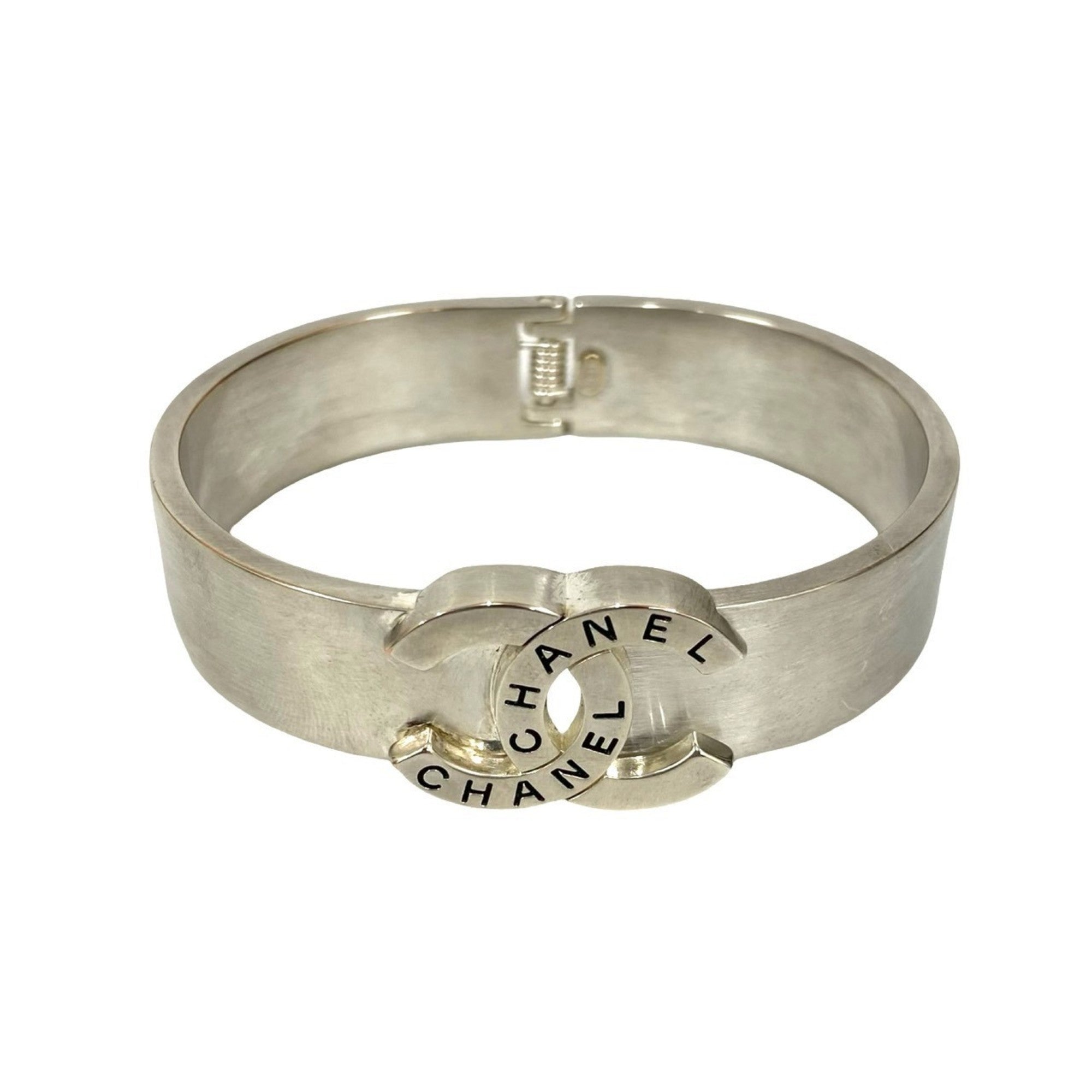CC Logo Bracelet Silver-Tone Metal