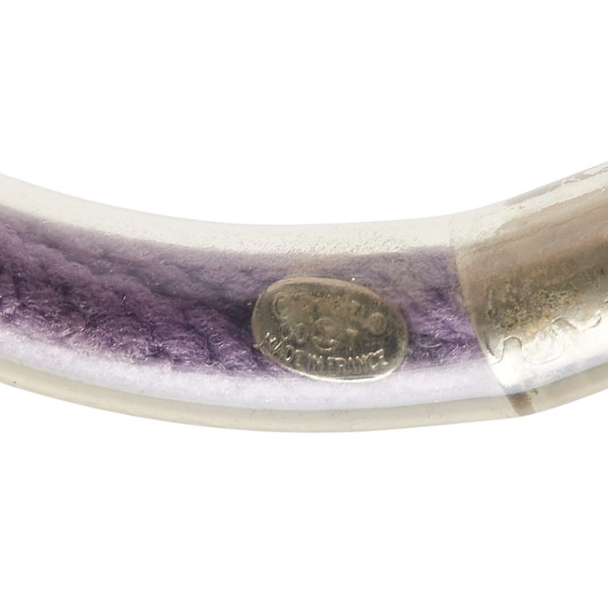 Bracelet Vinyl Clear and Purple