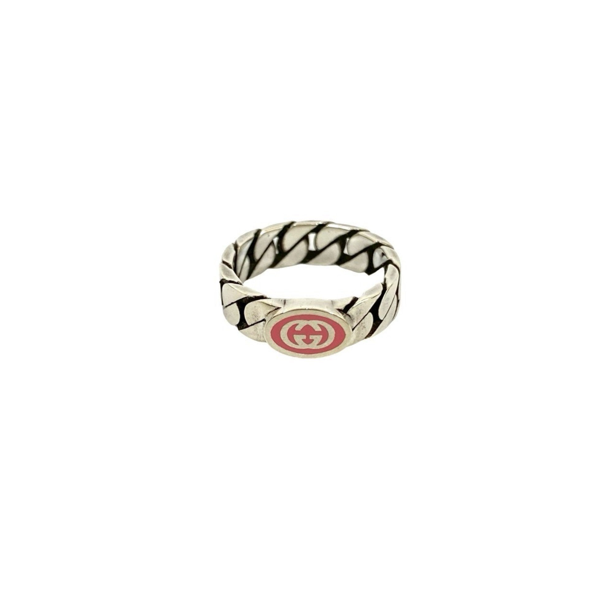 Interlocking G Ring Sterling Silver