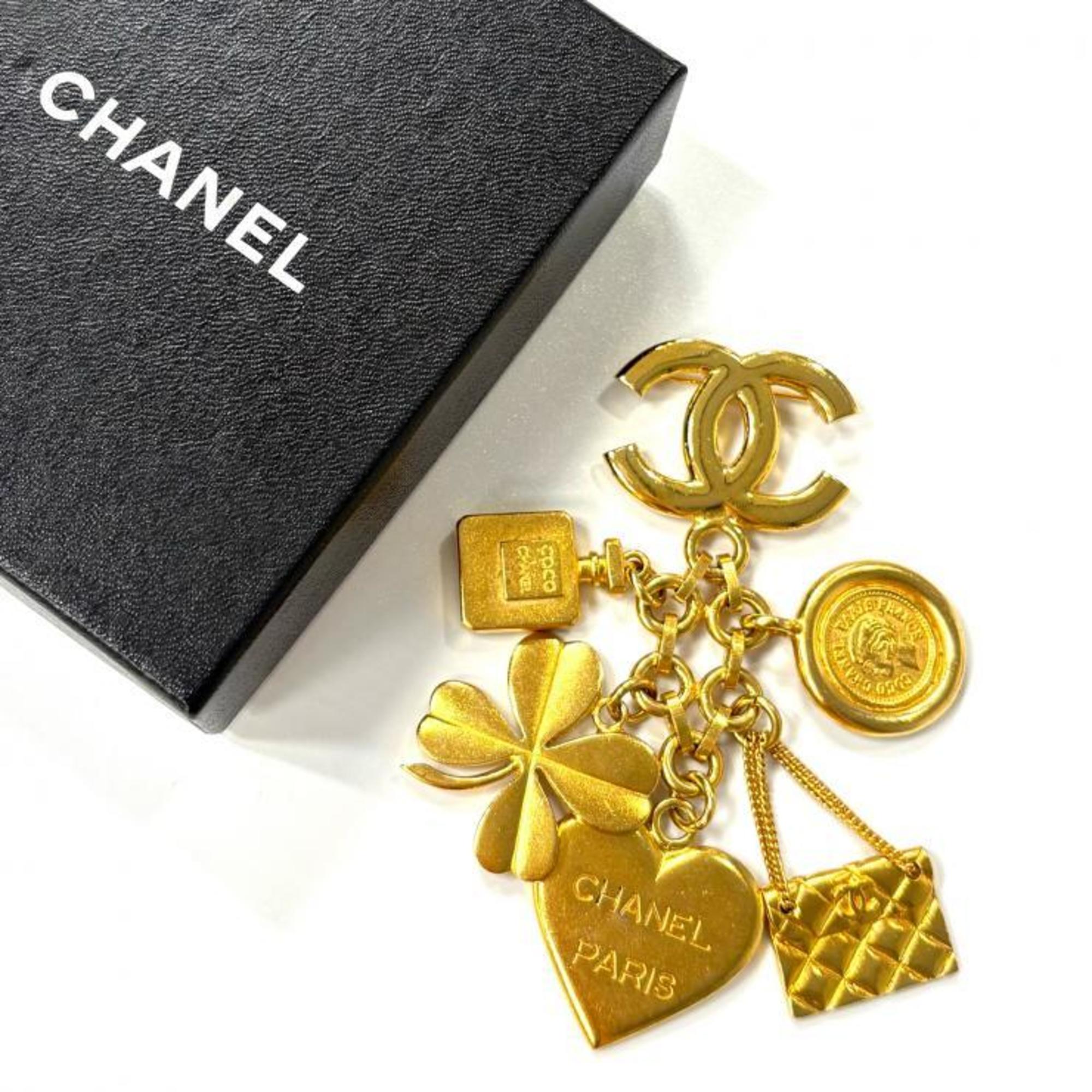 CC Logo Brooch Metal