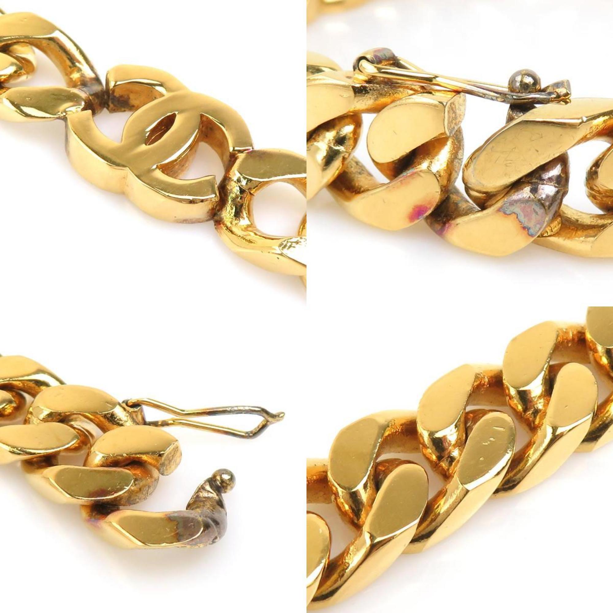 CC Logo Bracelet Gold-Tone Metal