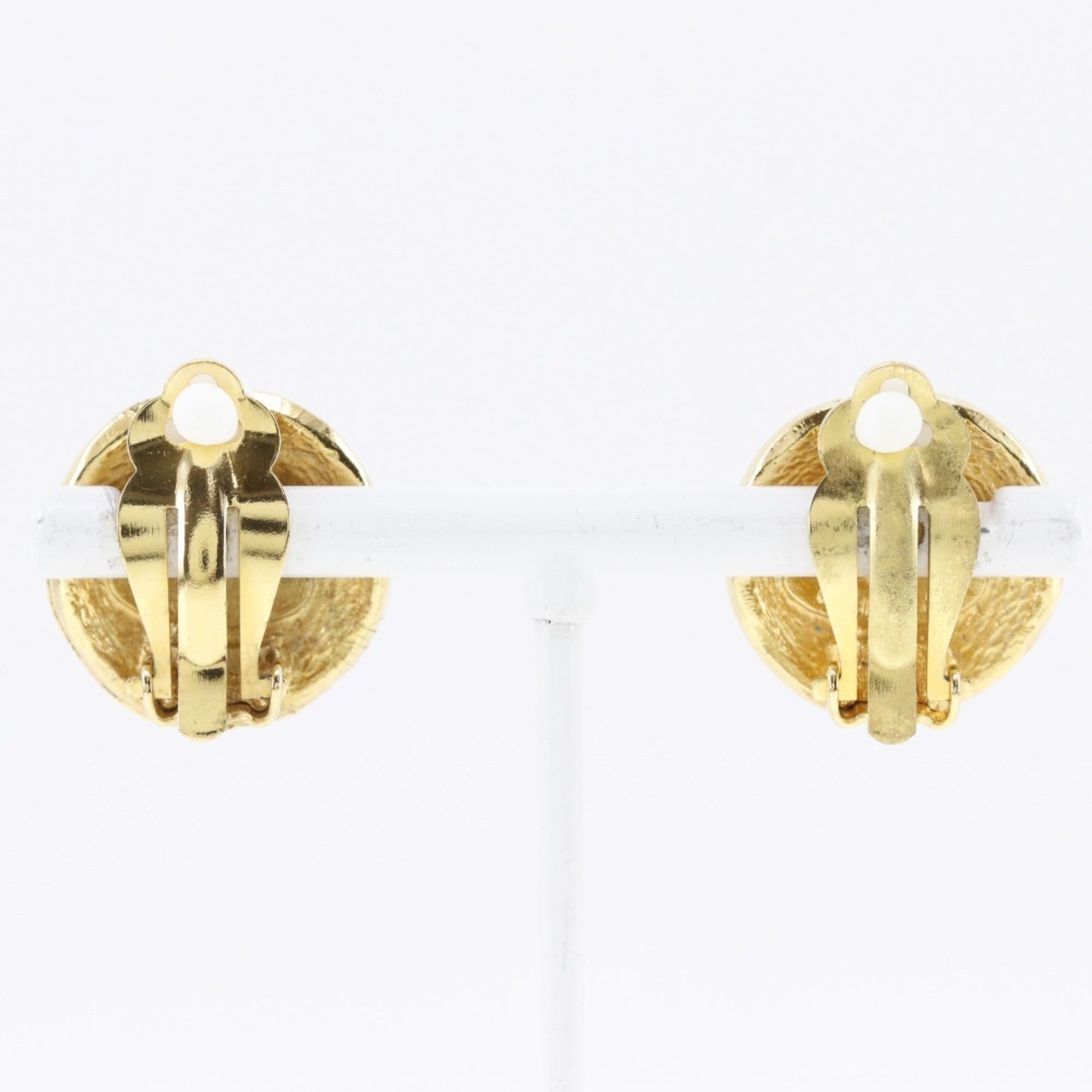 Vintage Earrings Gold-Tone Metal