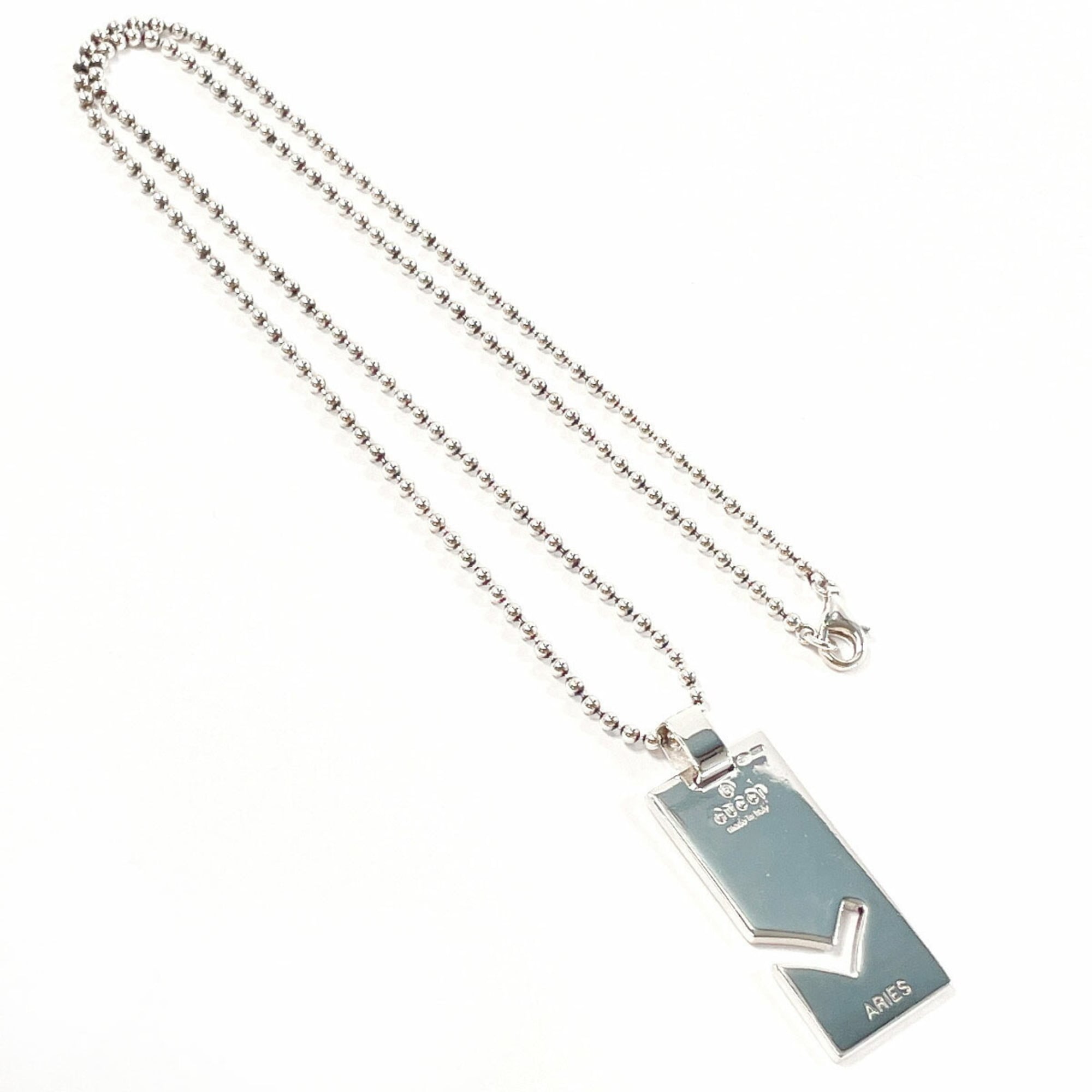 Aries Constellation Pendant Necklace Sterling Silver