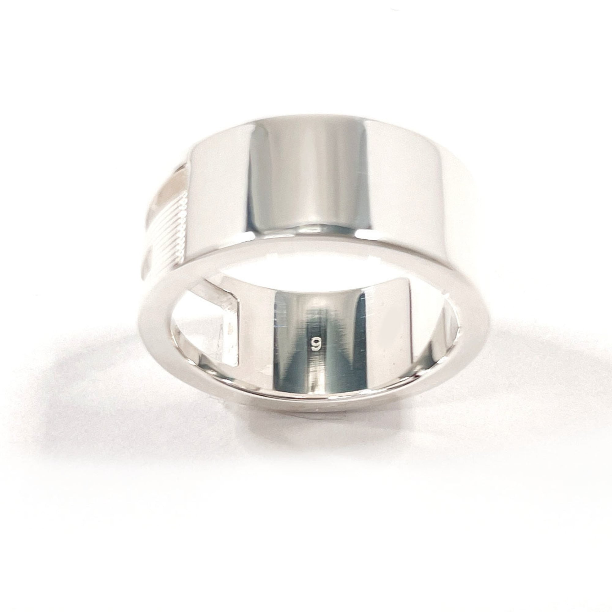Cutout G Ring Sterling Silver