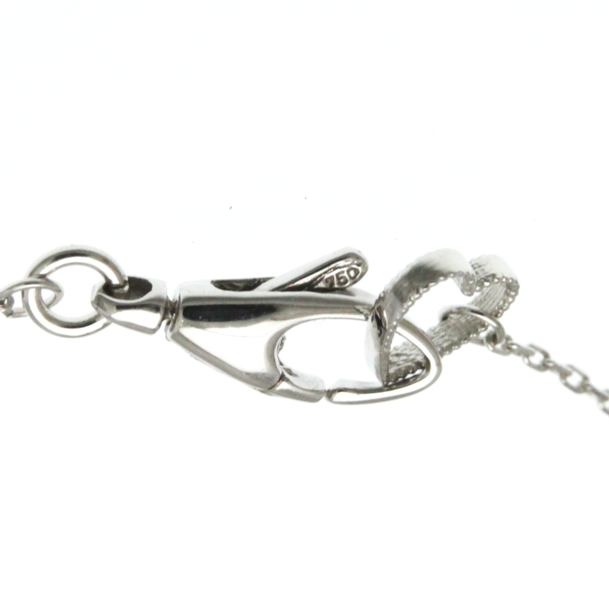 Pendant Necklace 18K White Gold with Diamond