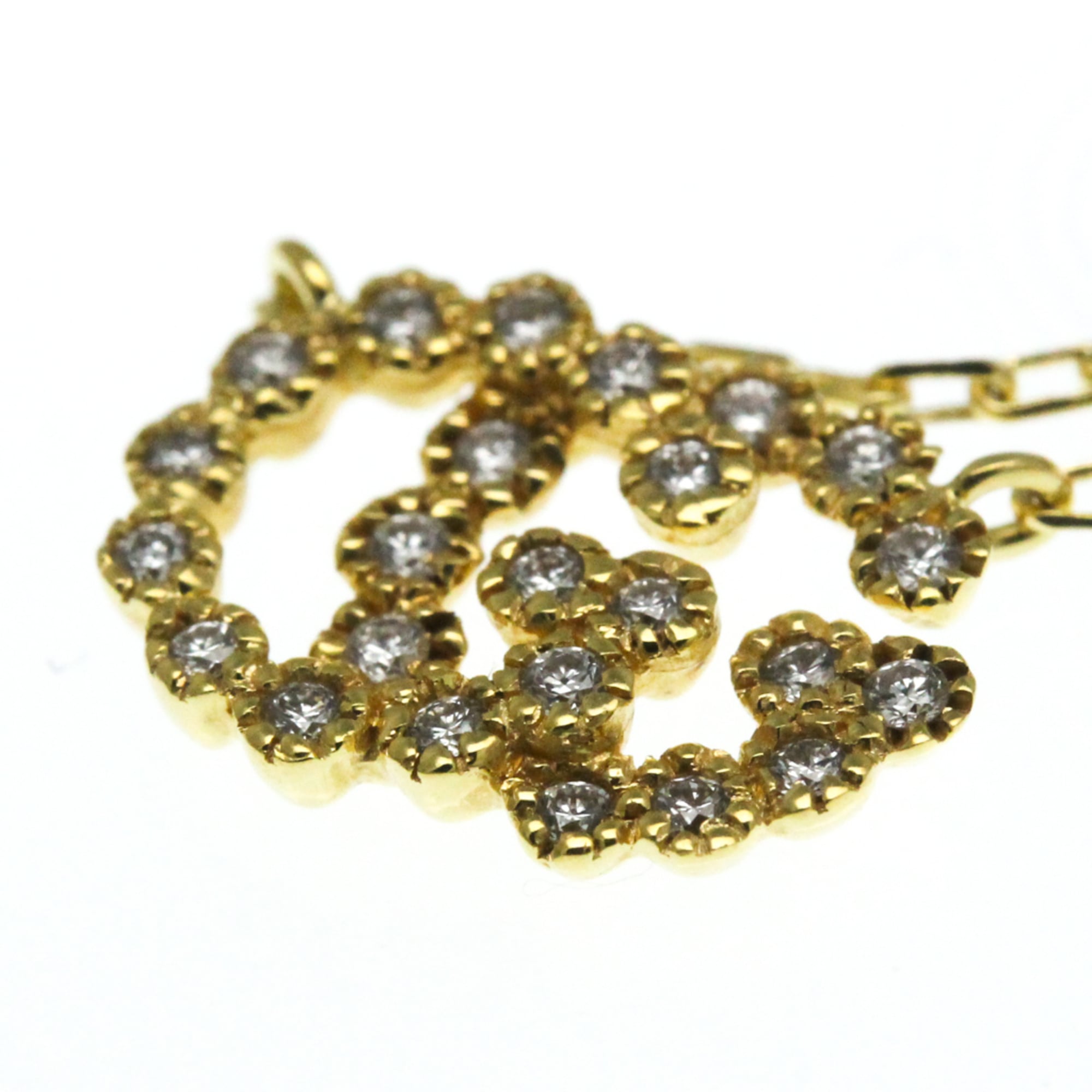 Pendant Necklace 18K Yellow Gold with Diamond
