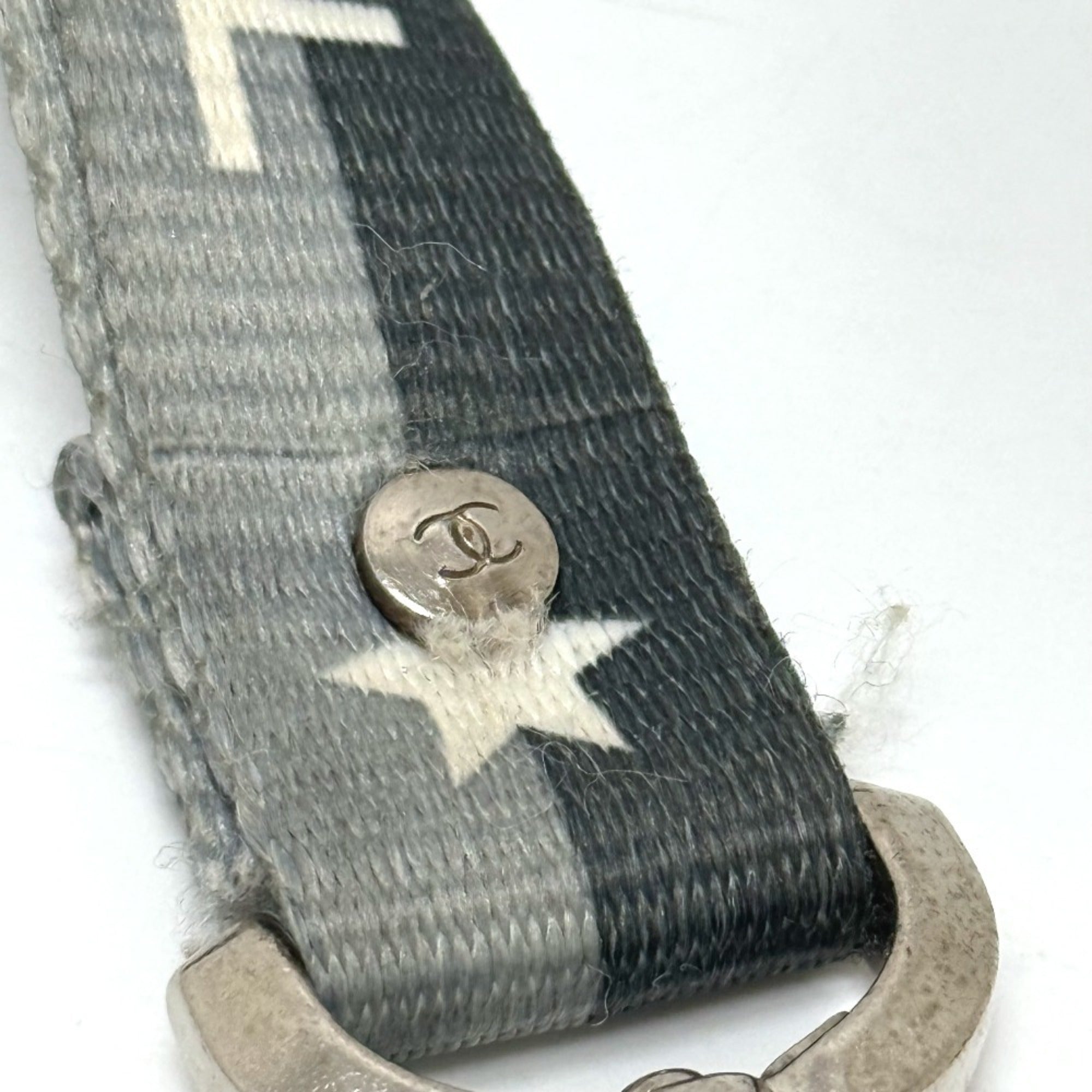 Pendant Necklace Canvas Gray