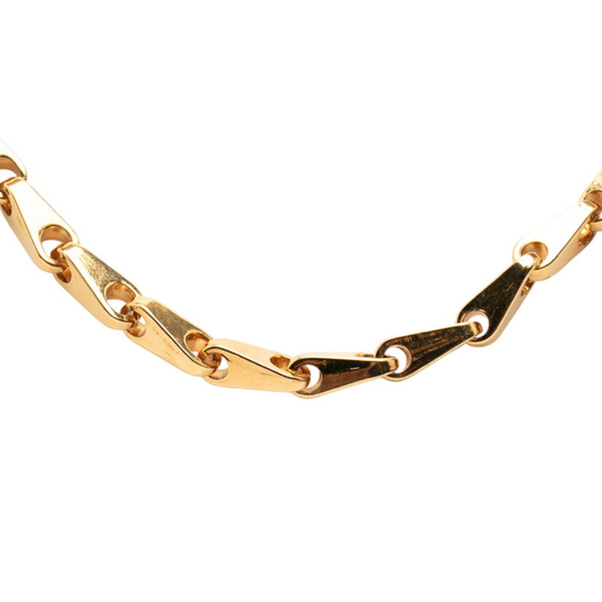 CC Logo Pendant Necklace Metal