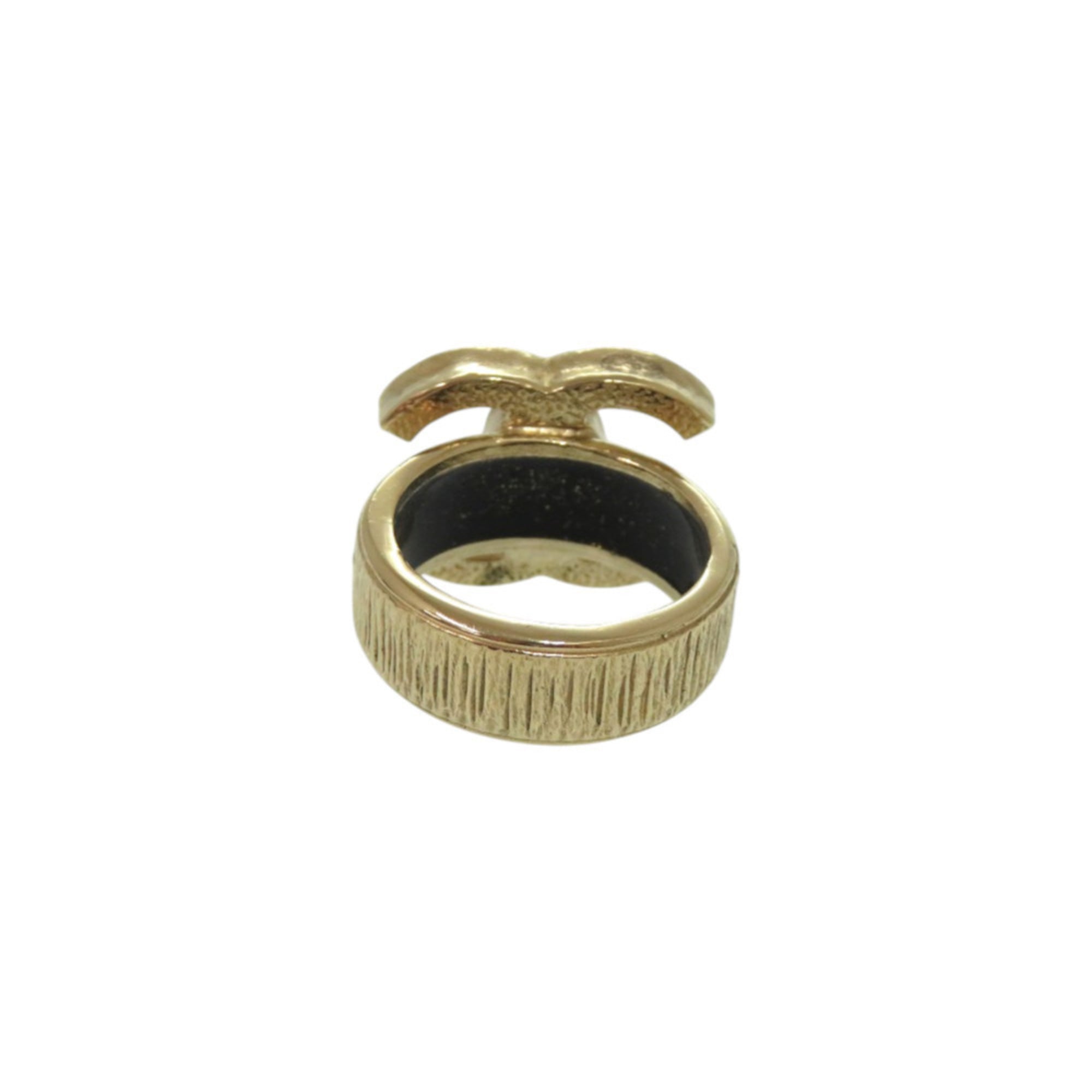 CC Logo Ring Gold-Tone Metal