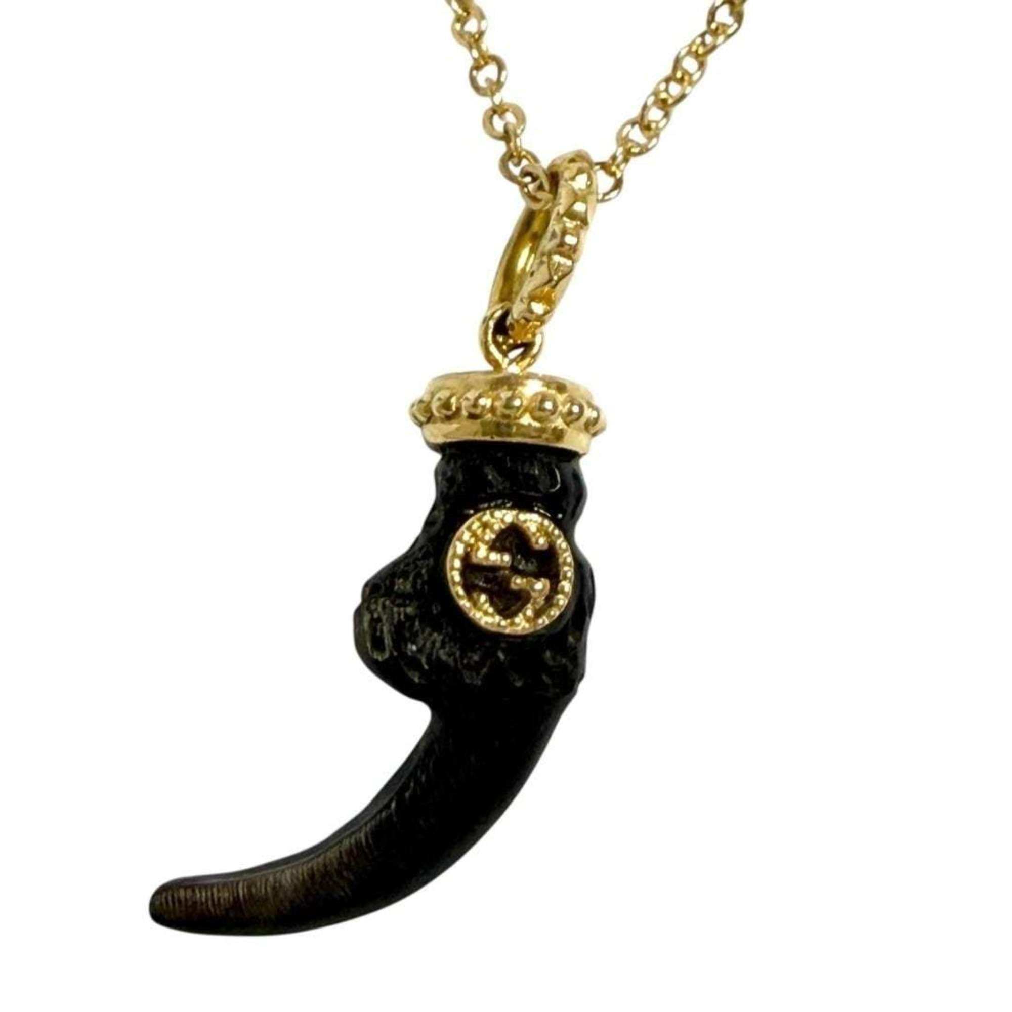 Pendant Necklace Metal and 18K Yellow Gold