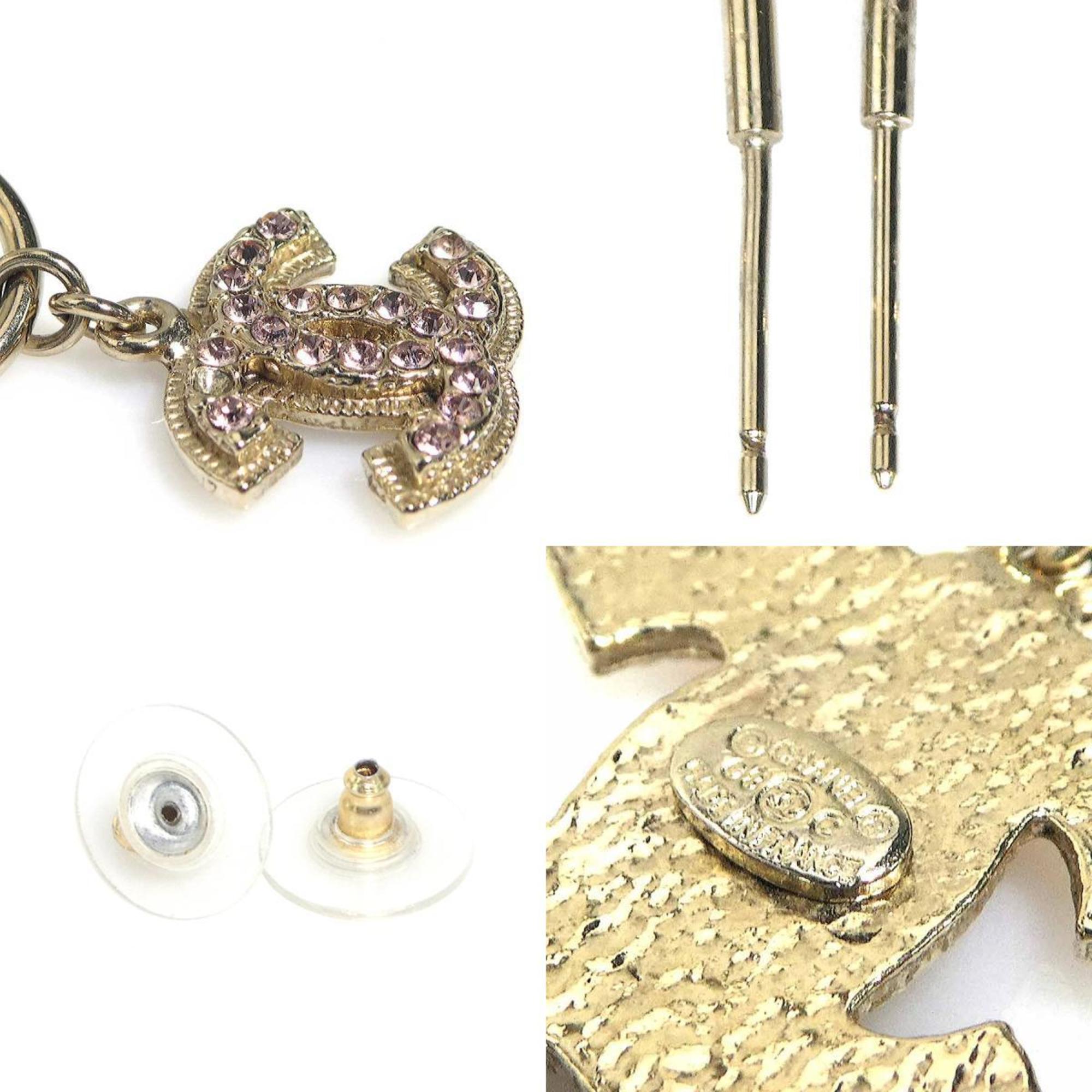 Rhinestone Earrings Metal and Rhinestone