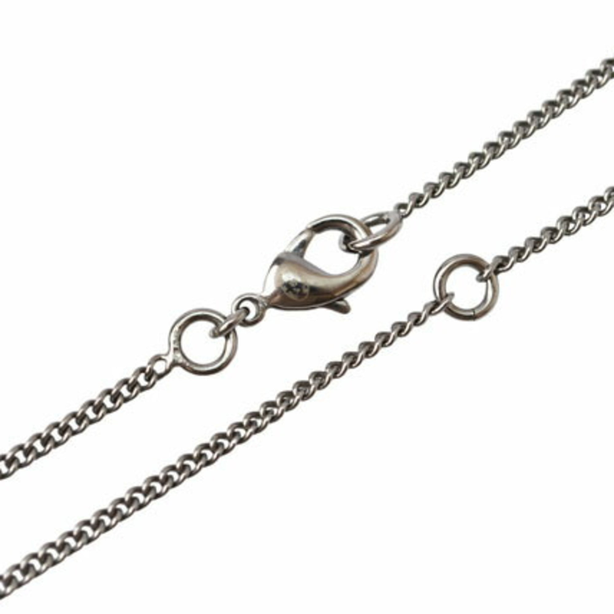 CC Logo Pendant Necklace Metal