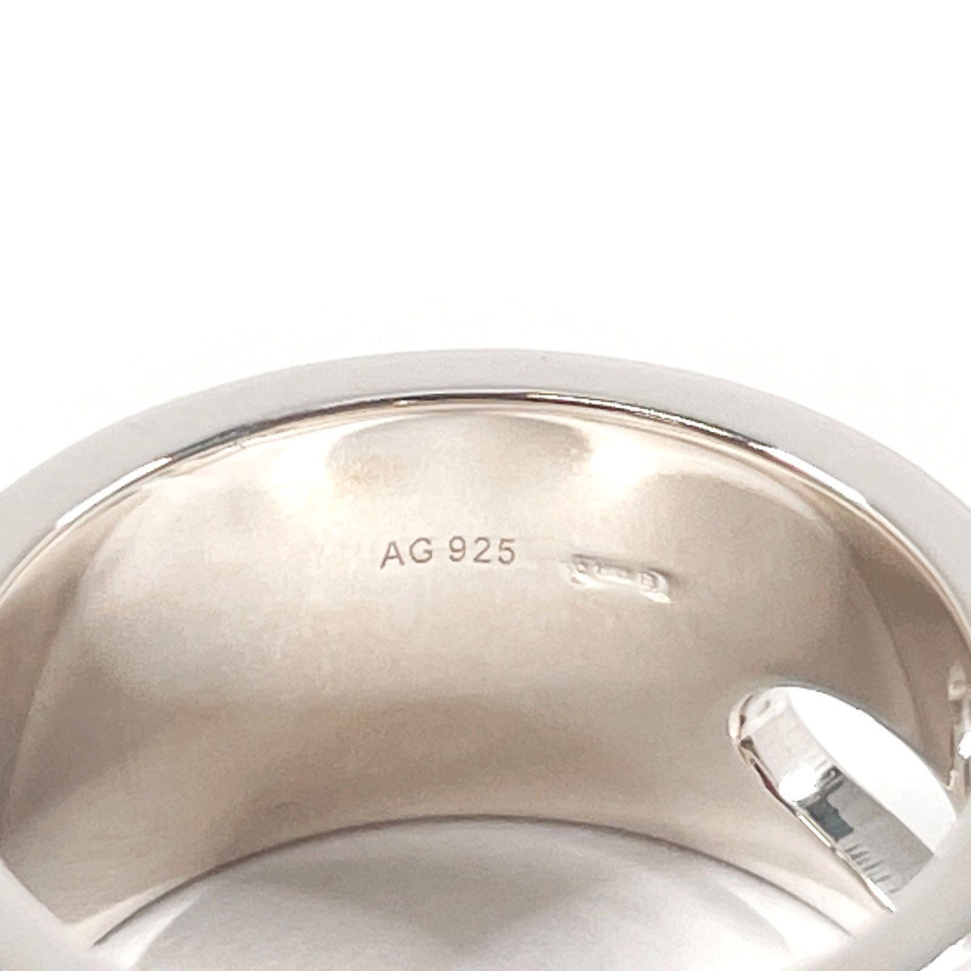 Cutout G Ring Sterling Silver