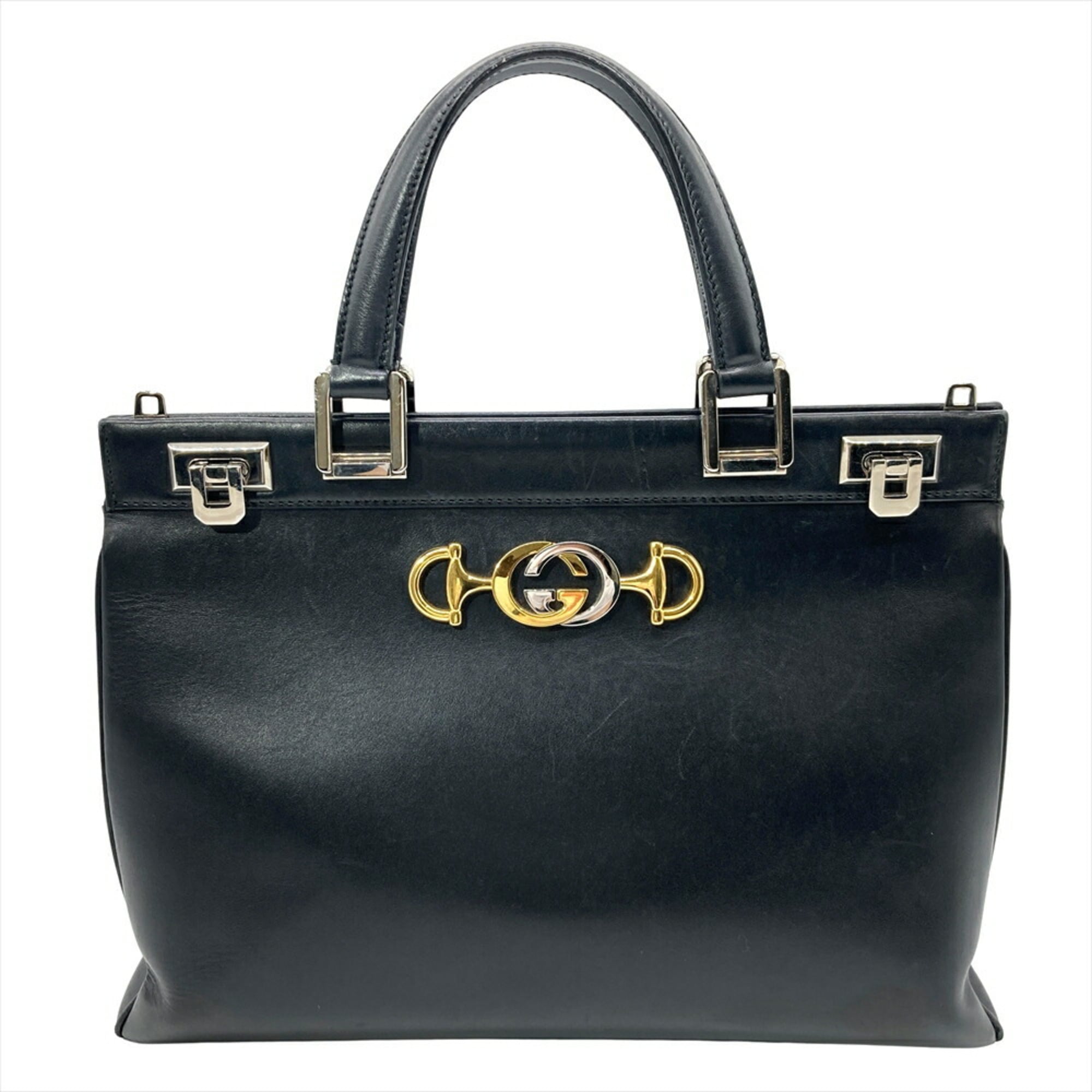 Zumi Top Handle Bag Leather Medium