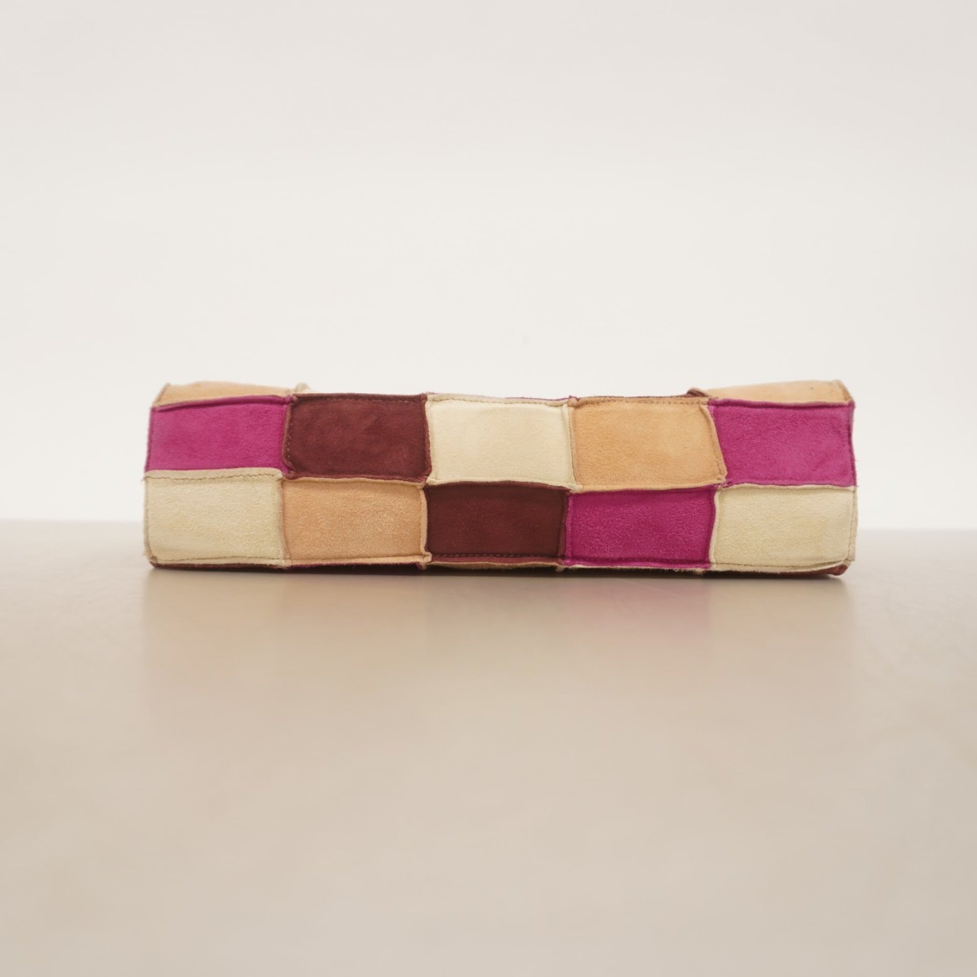 Reissue Flap Bag Suede Patchwork Medium