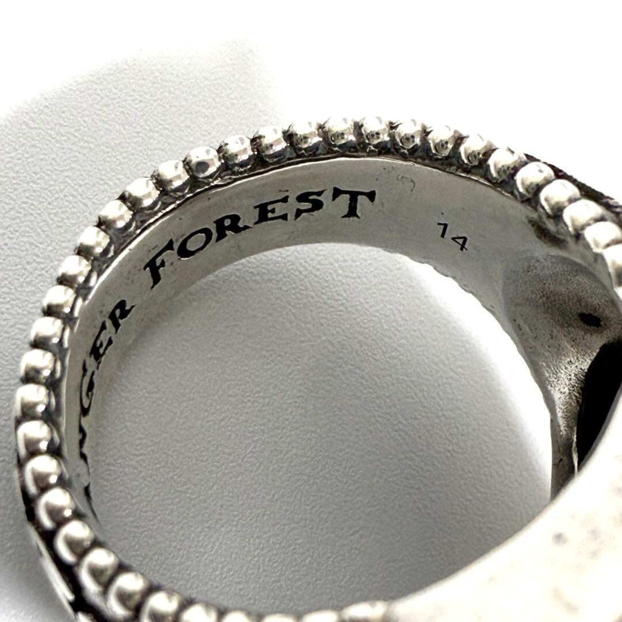 Anger Forest Bull's Head Ring Sterling Silver