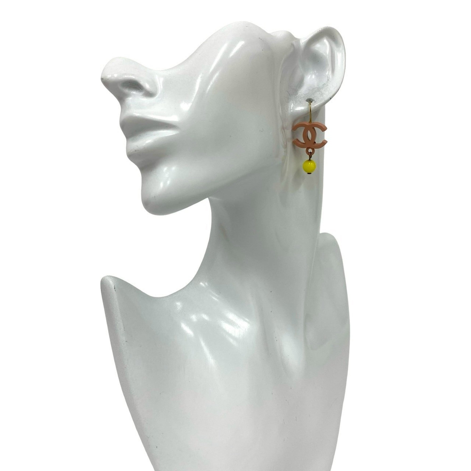 CC Logo Ball Earrings Metal