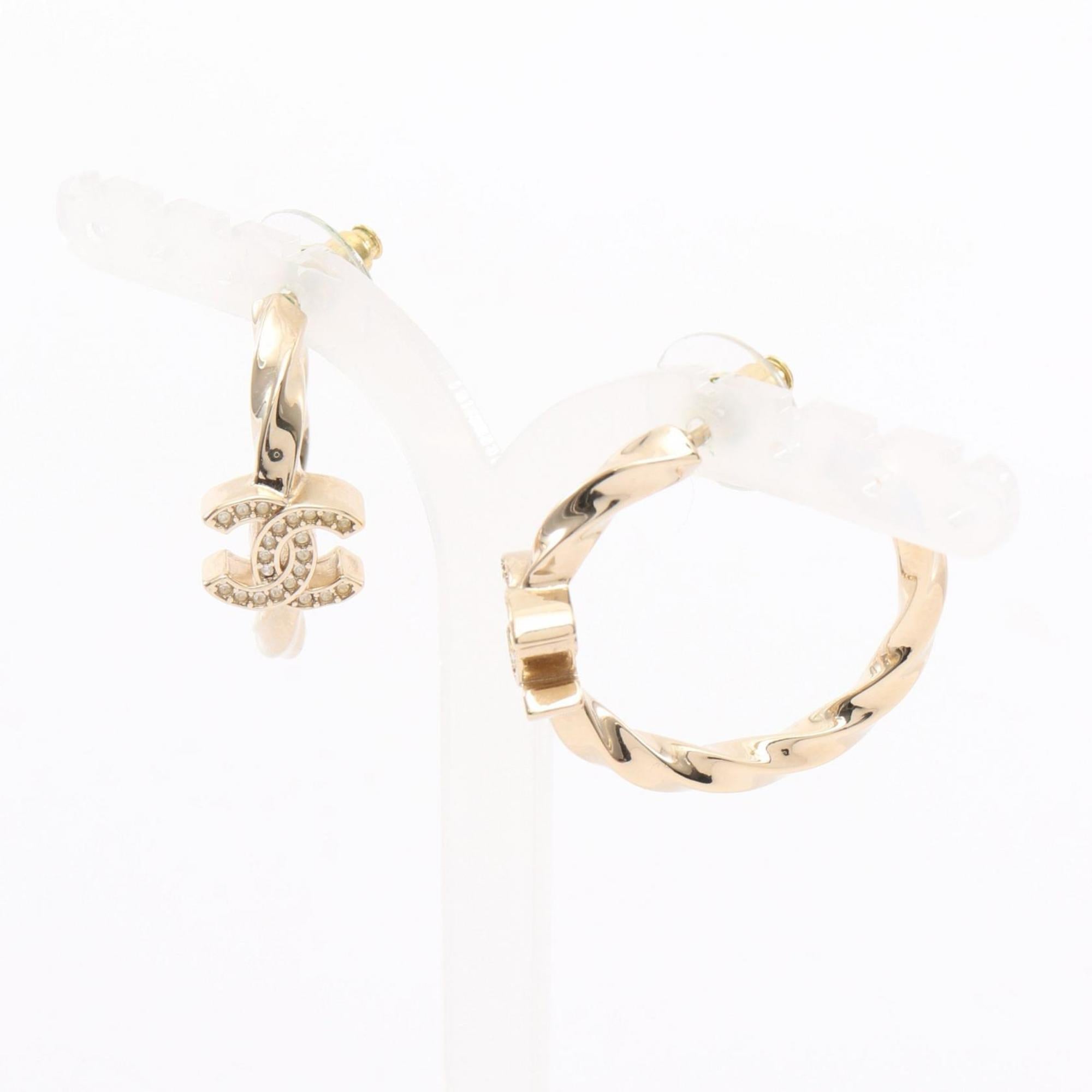 CC Logo Hoop Earrings Metal