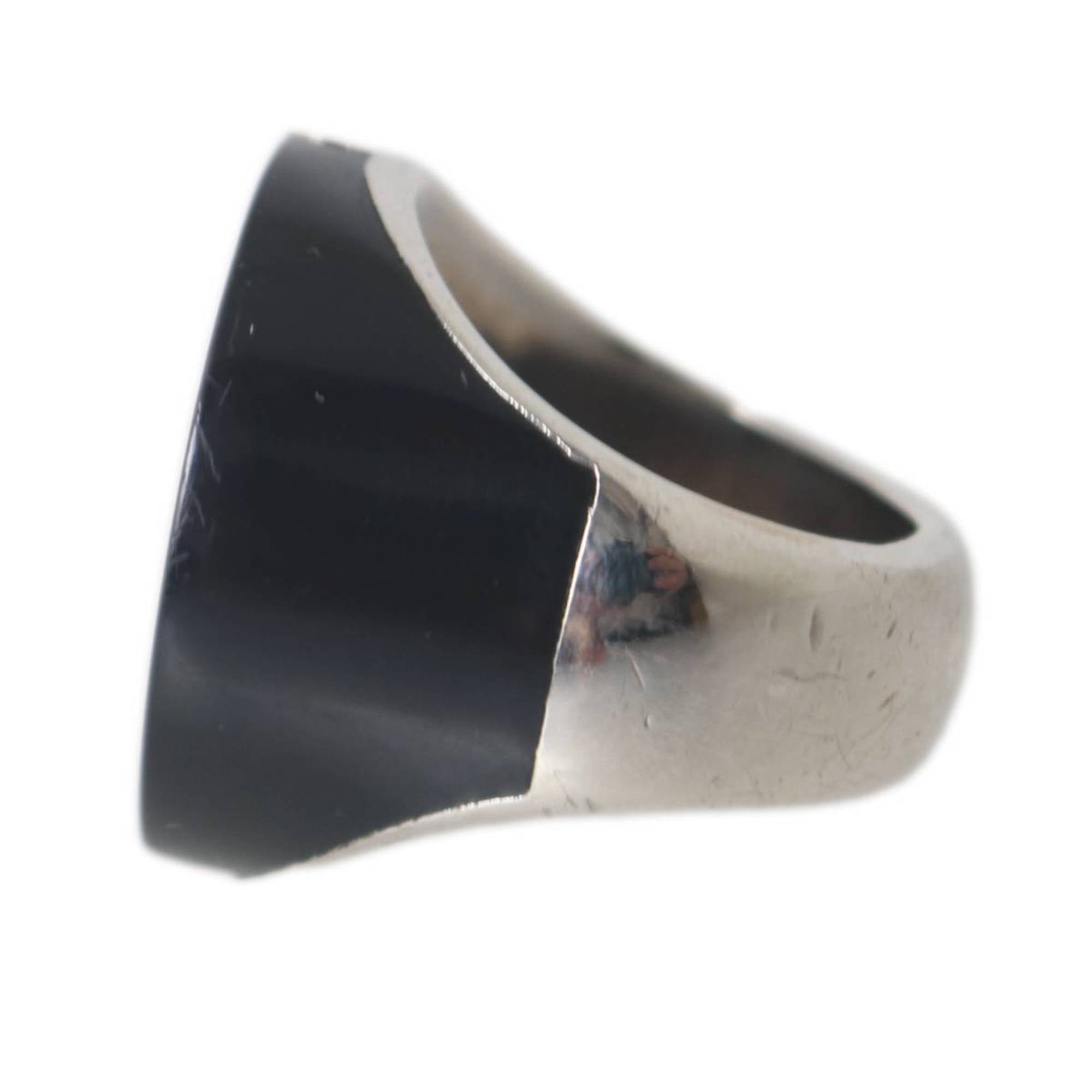 CC Logo Ring Sterling Silver