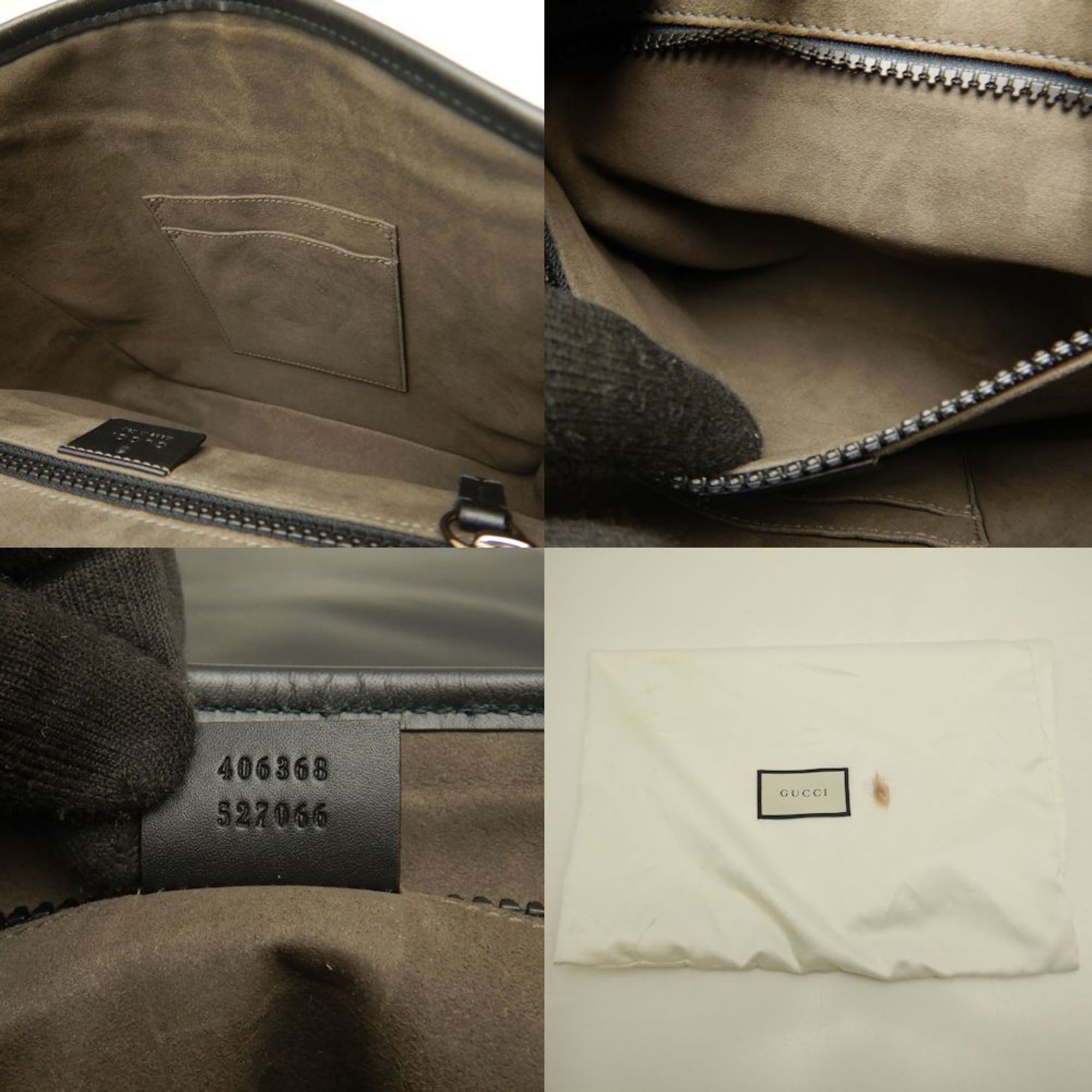 Buckle Flap Messenger Bag GG Coated Canvas with Leather Medium