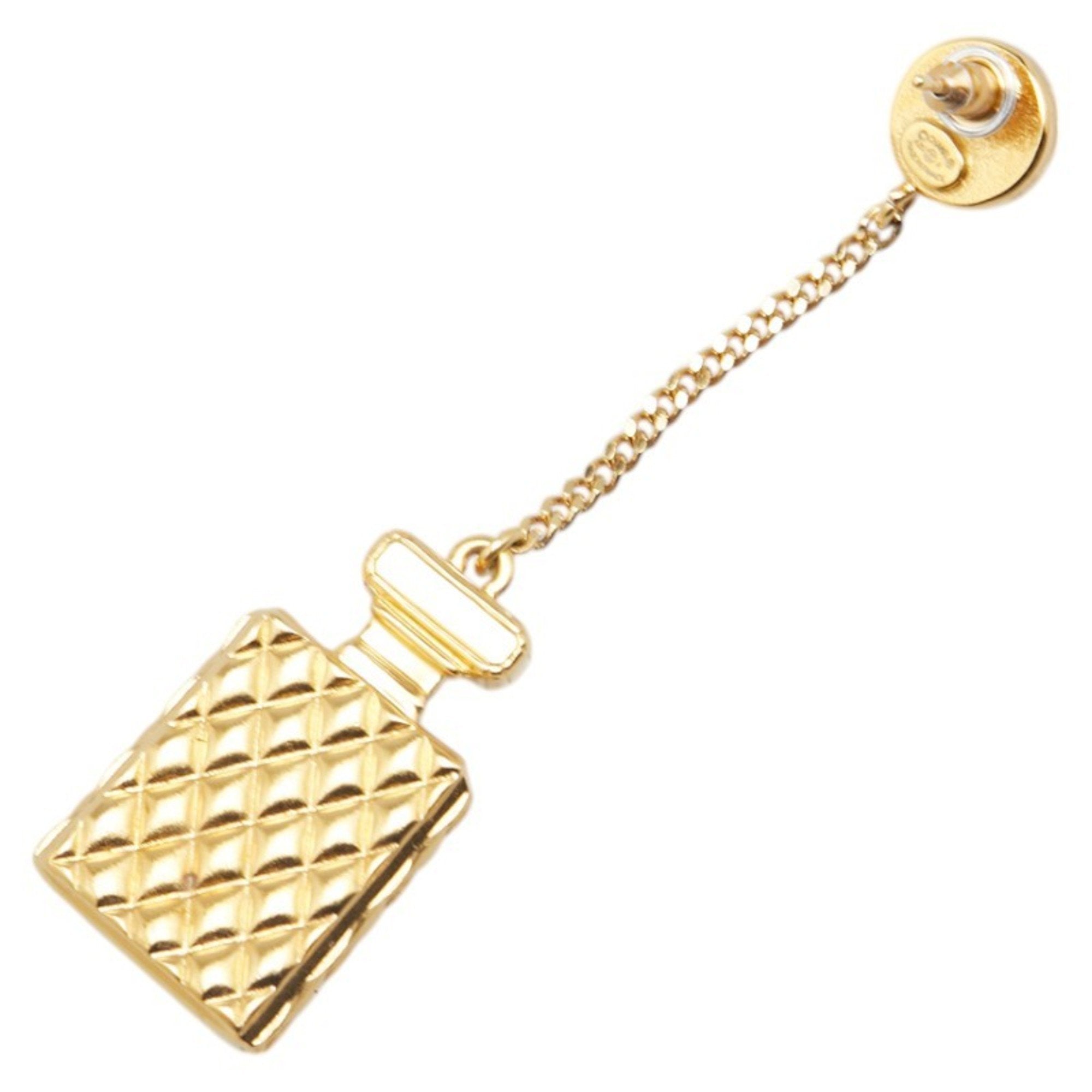 CC Logo Earrings Metal Gold-Tone Metal