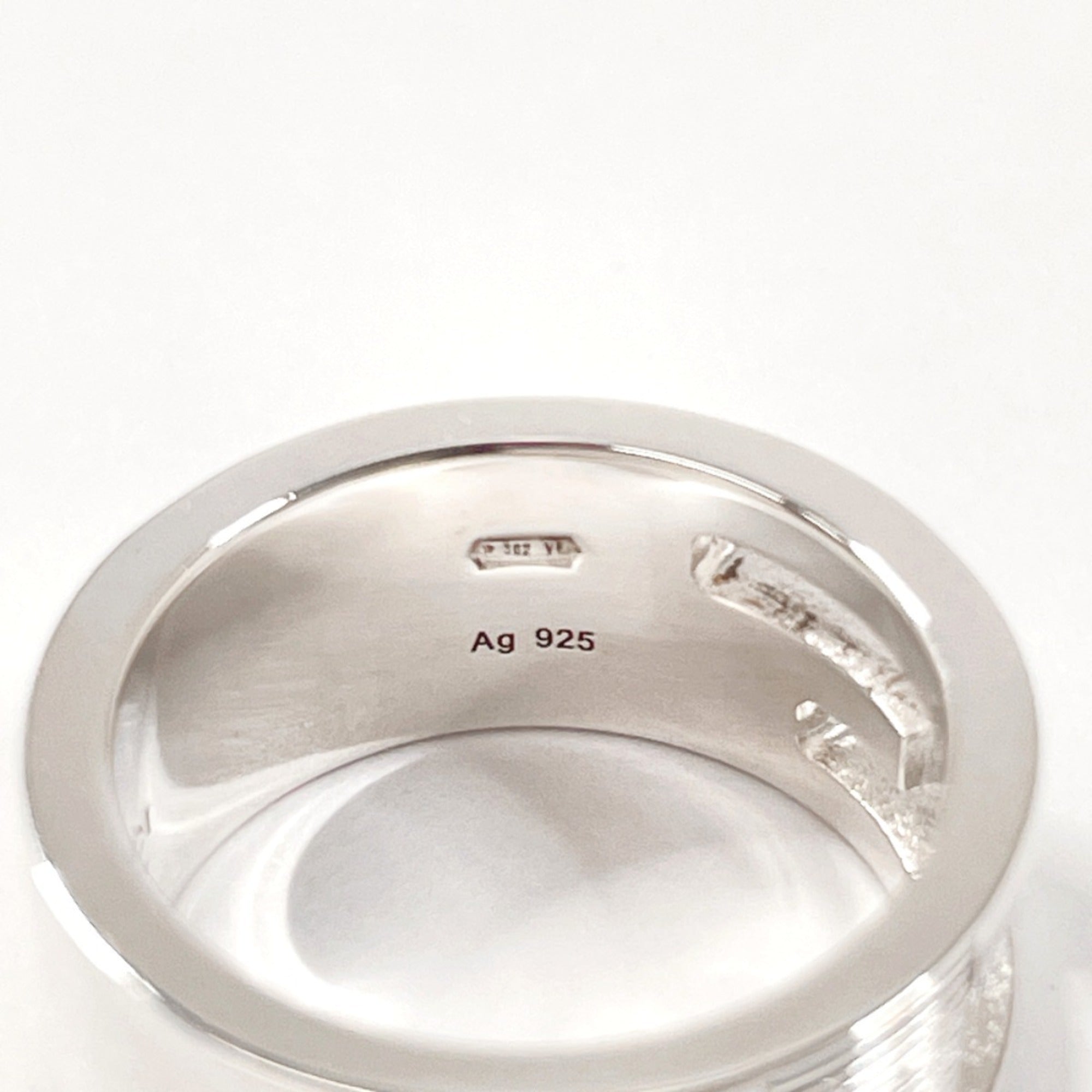 Cutout G Ring Sterling Silver