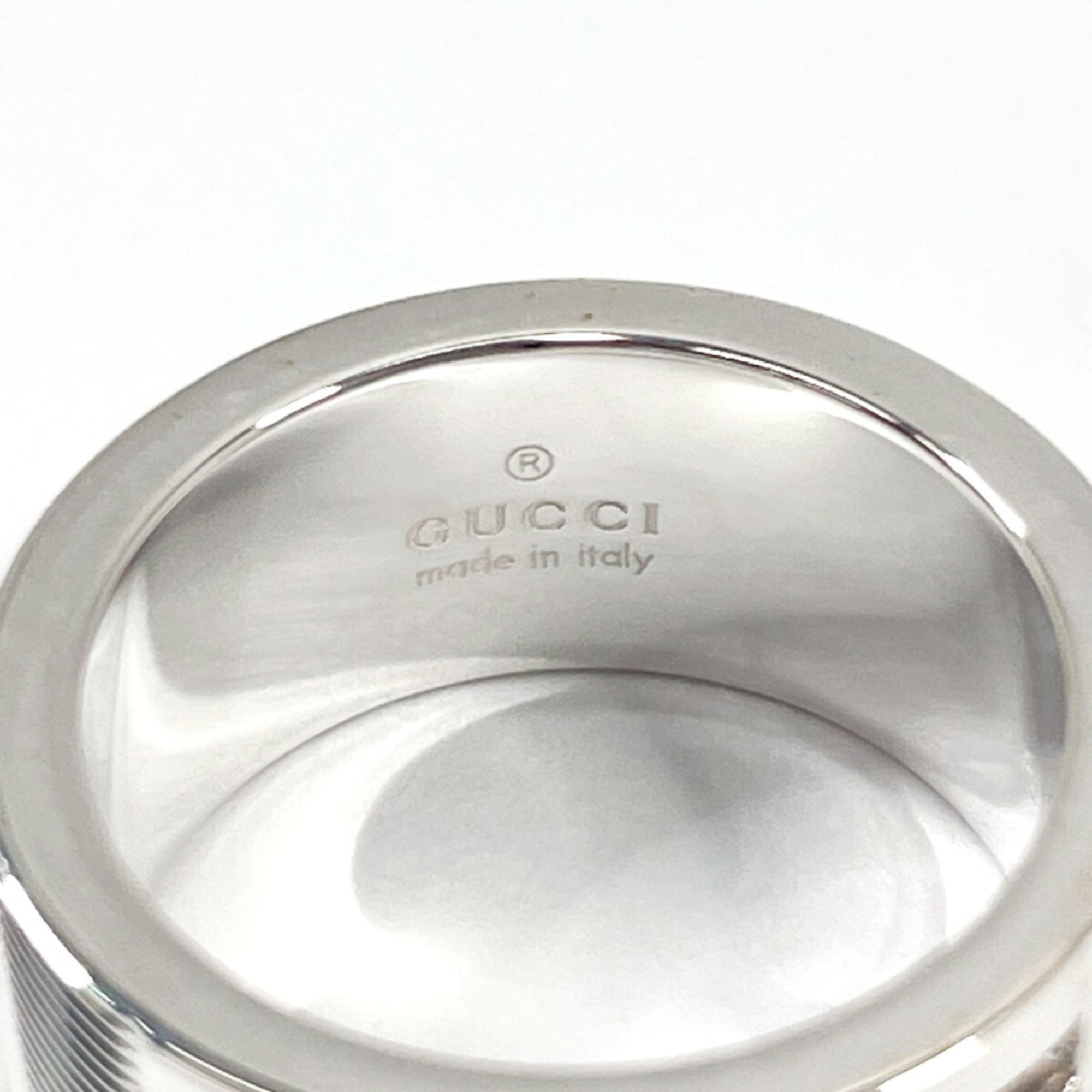 Cutout G Ring Sterling Silver