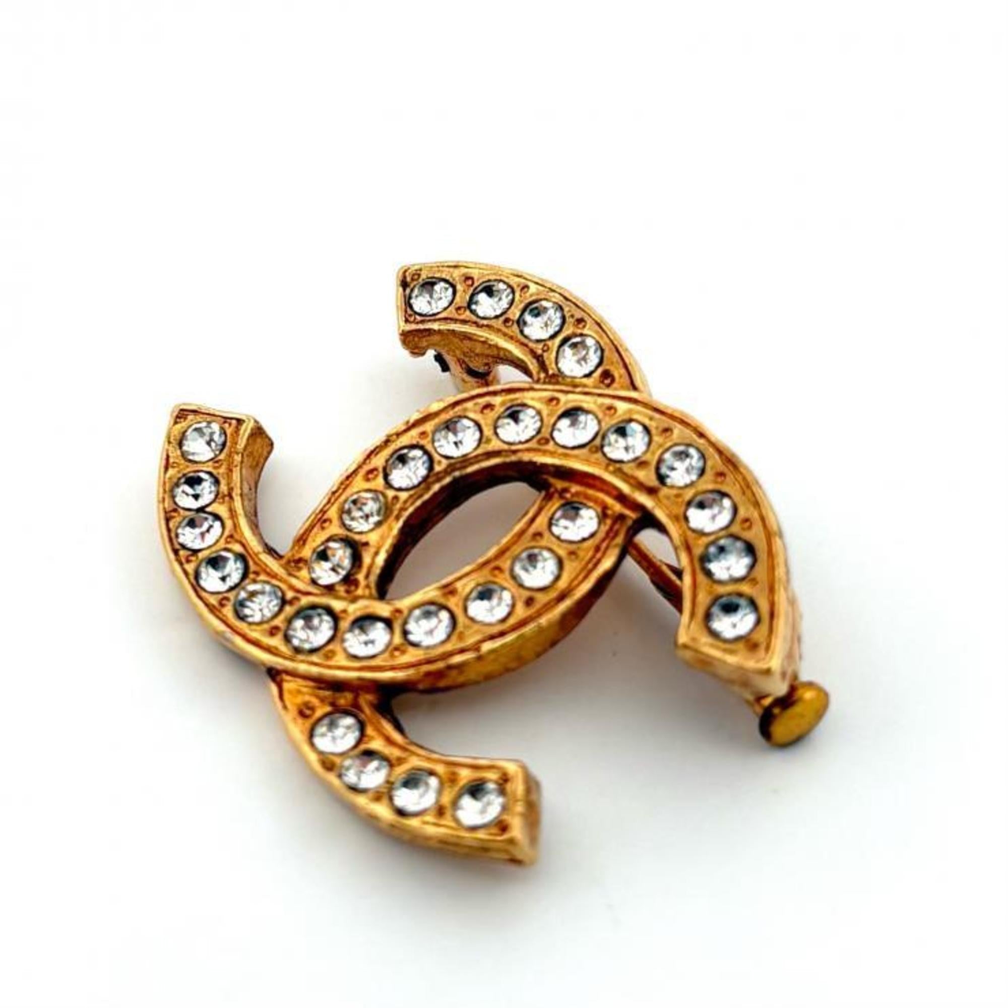 CC Logo Brooch Metal