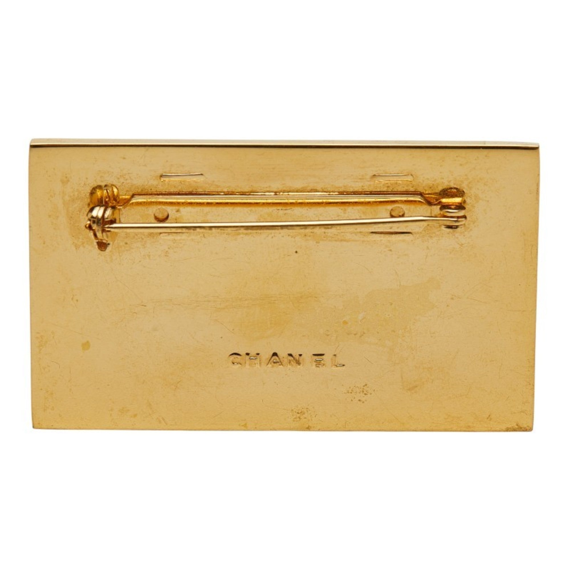 Brooch Gold-Tone Metal