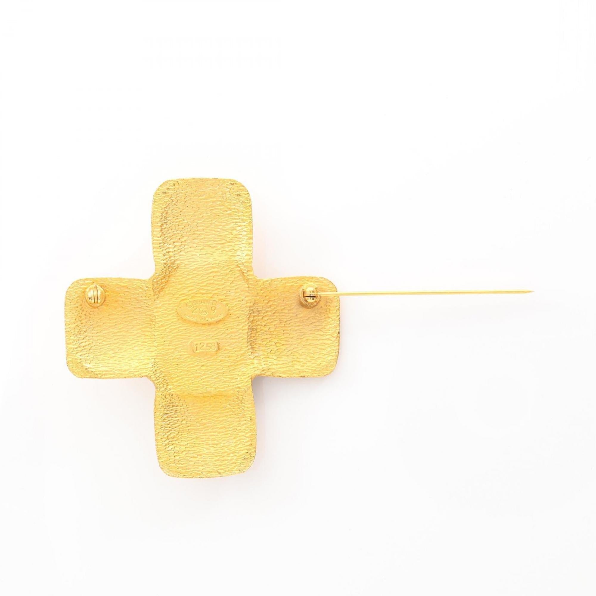 CC Logo Brooch Metal