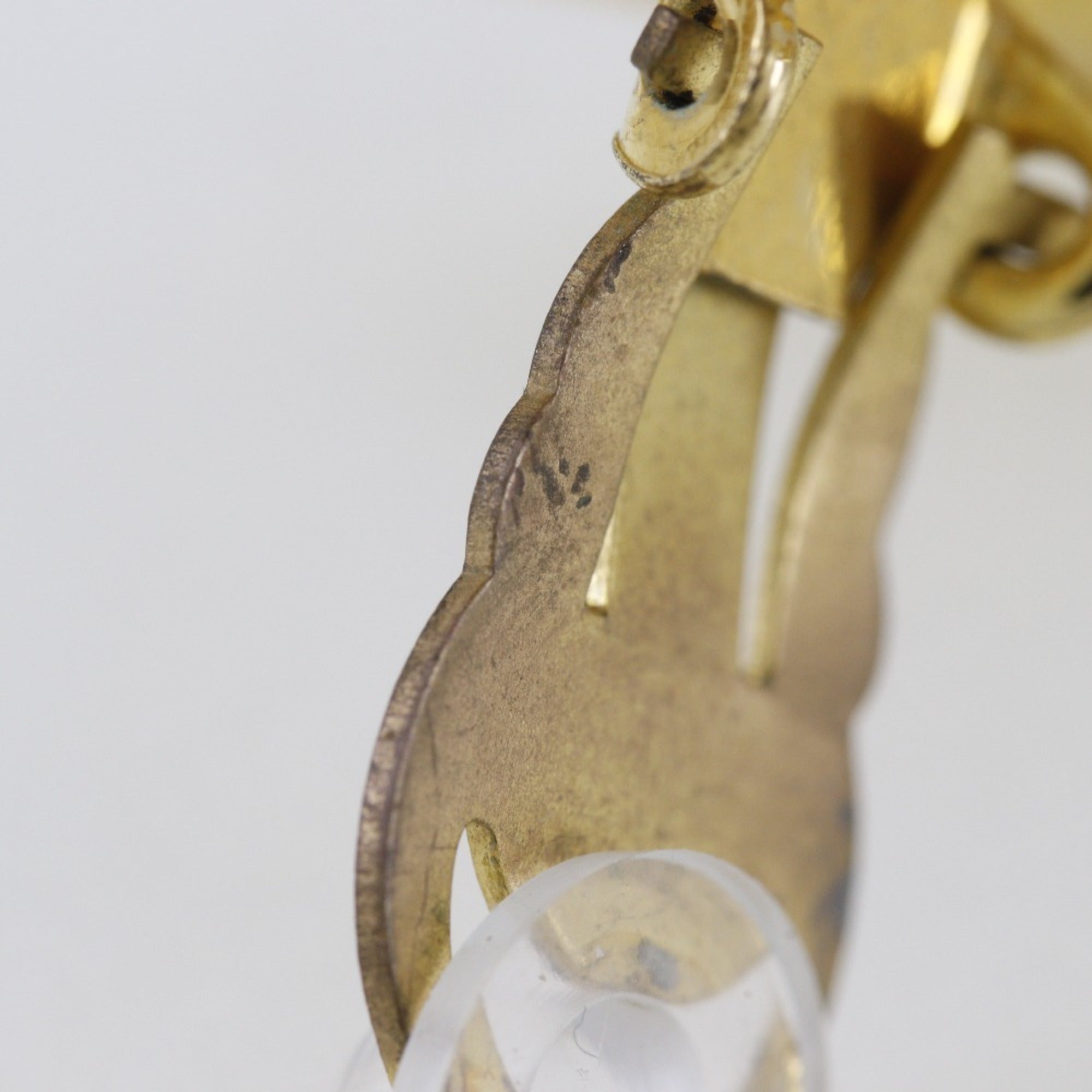 Clip-On Earrings Clip-On Gold-Tone Metal