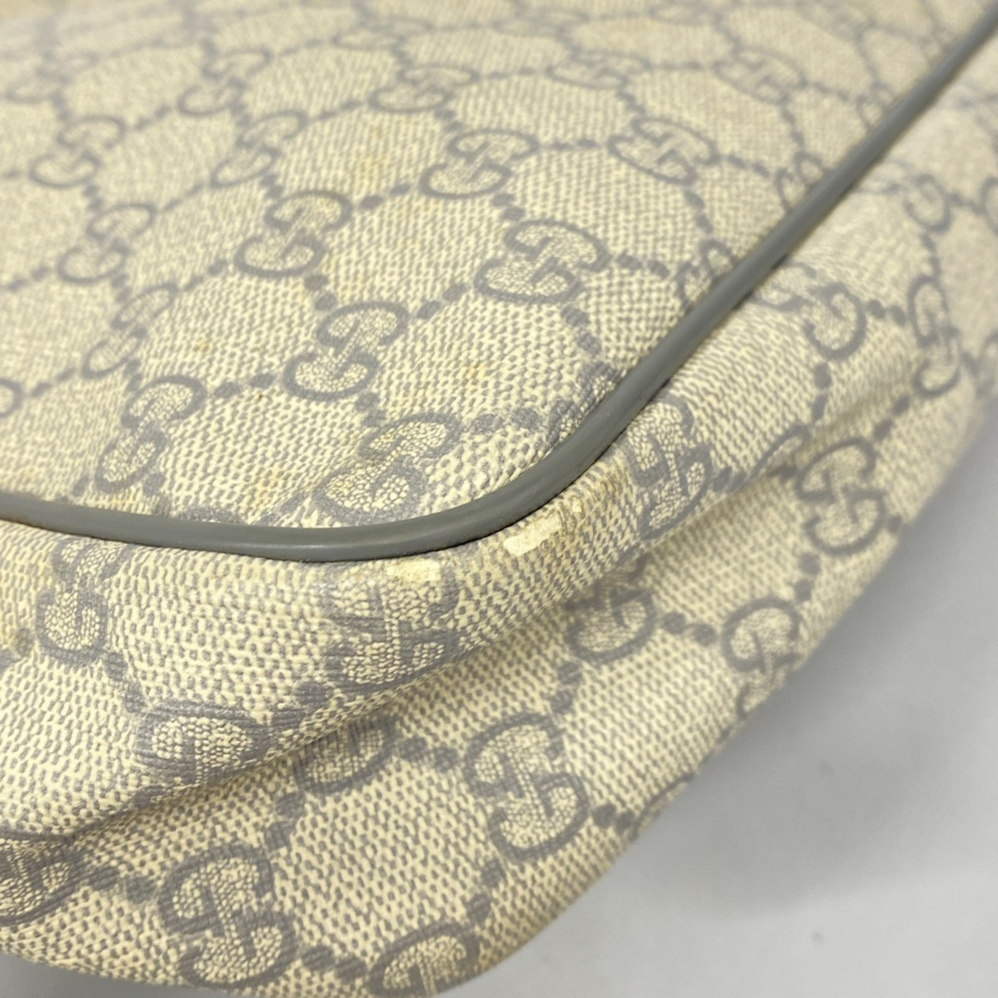 Front Zip Messenger GG Coated Canvas Medium