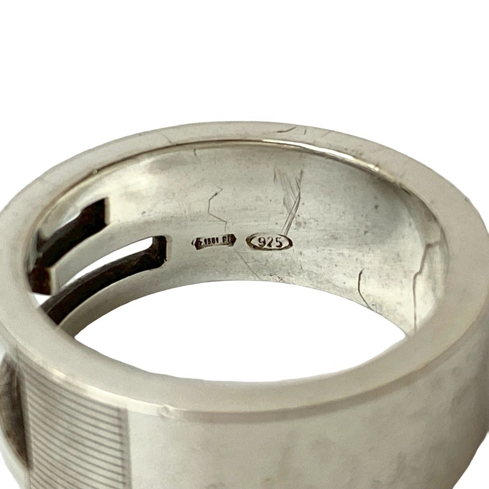 Square G Ring Sterling Silver