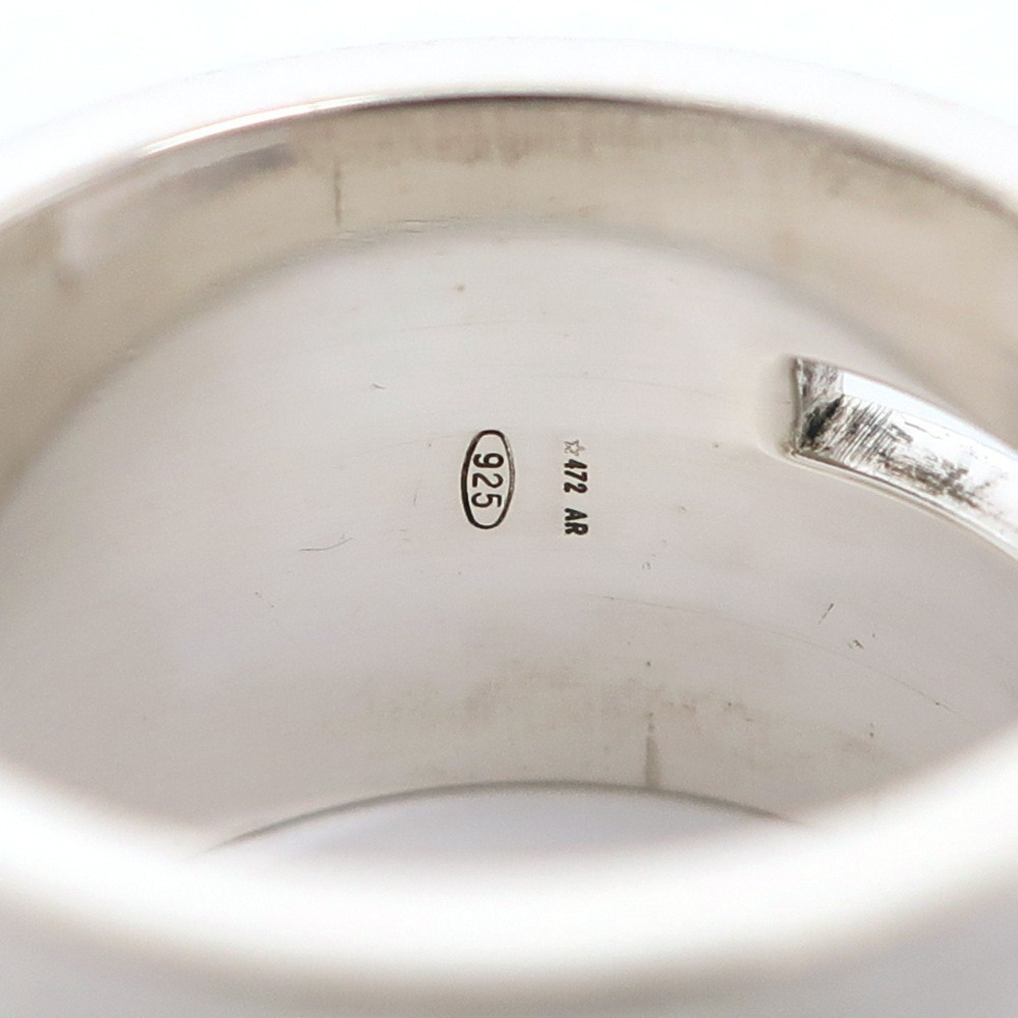 Wide Band Ring Sterling Silver
