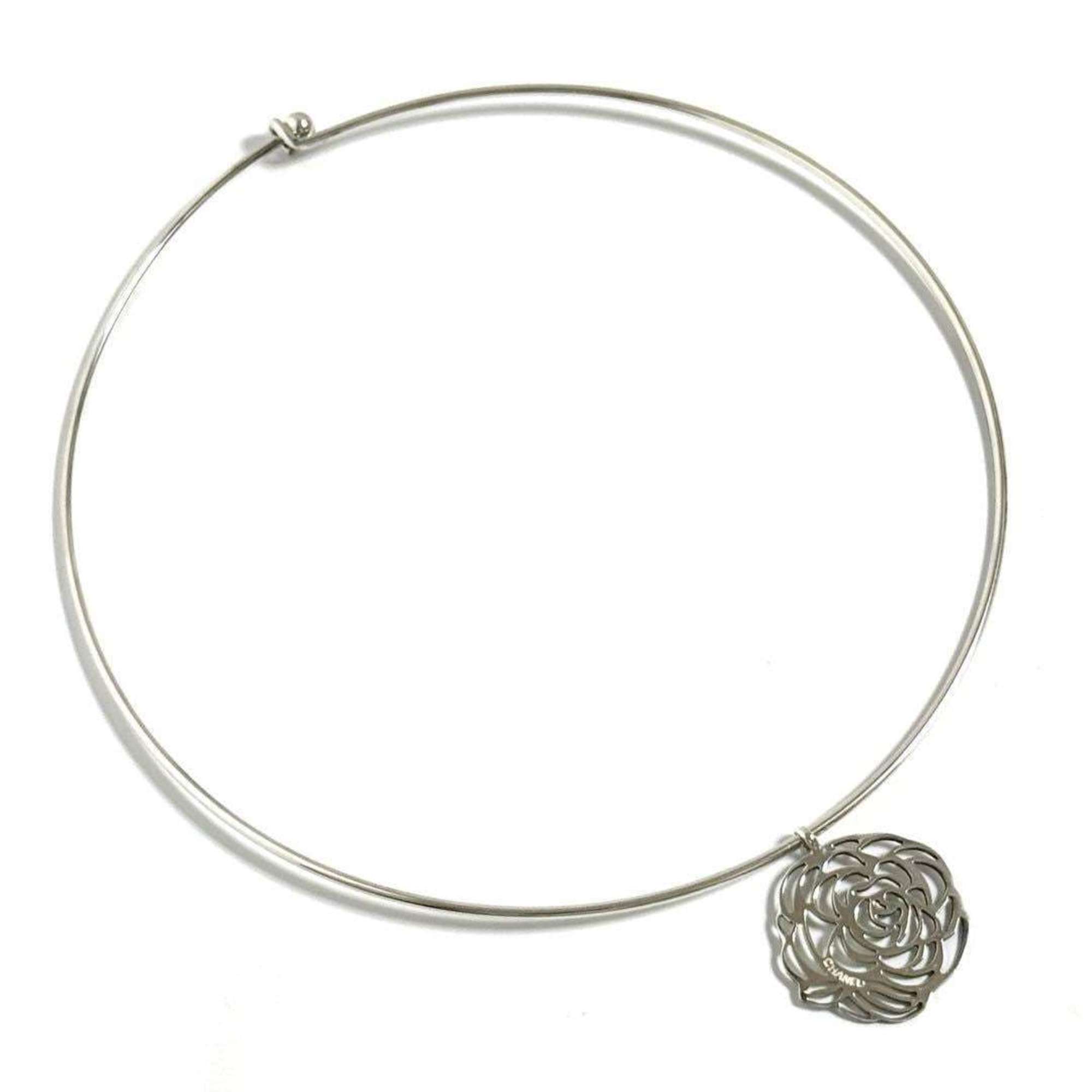 Camellia Pendant Necklace Sterling Silver