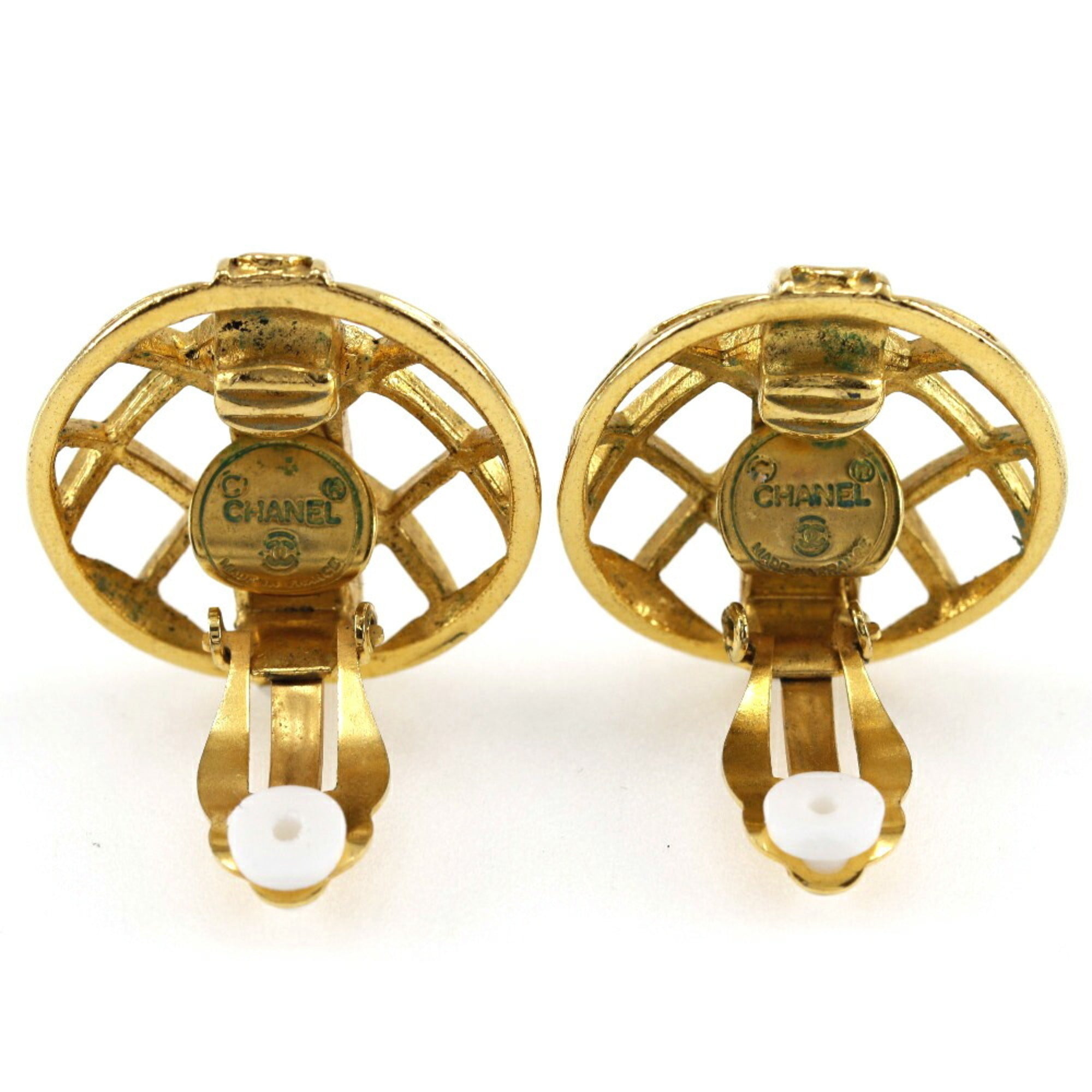 Earrings Gold-Tone Metal