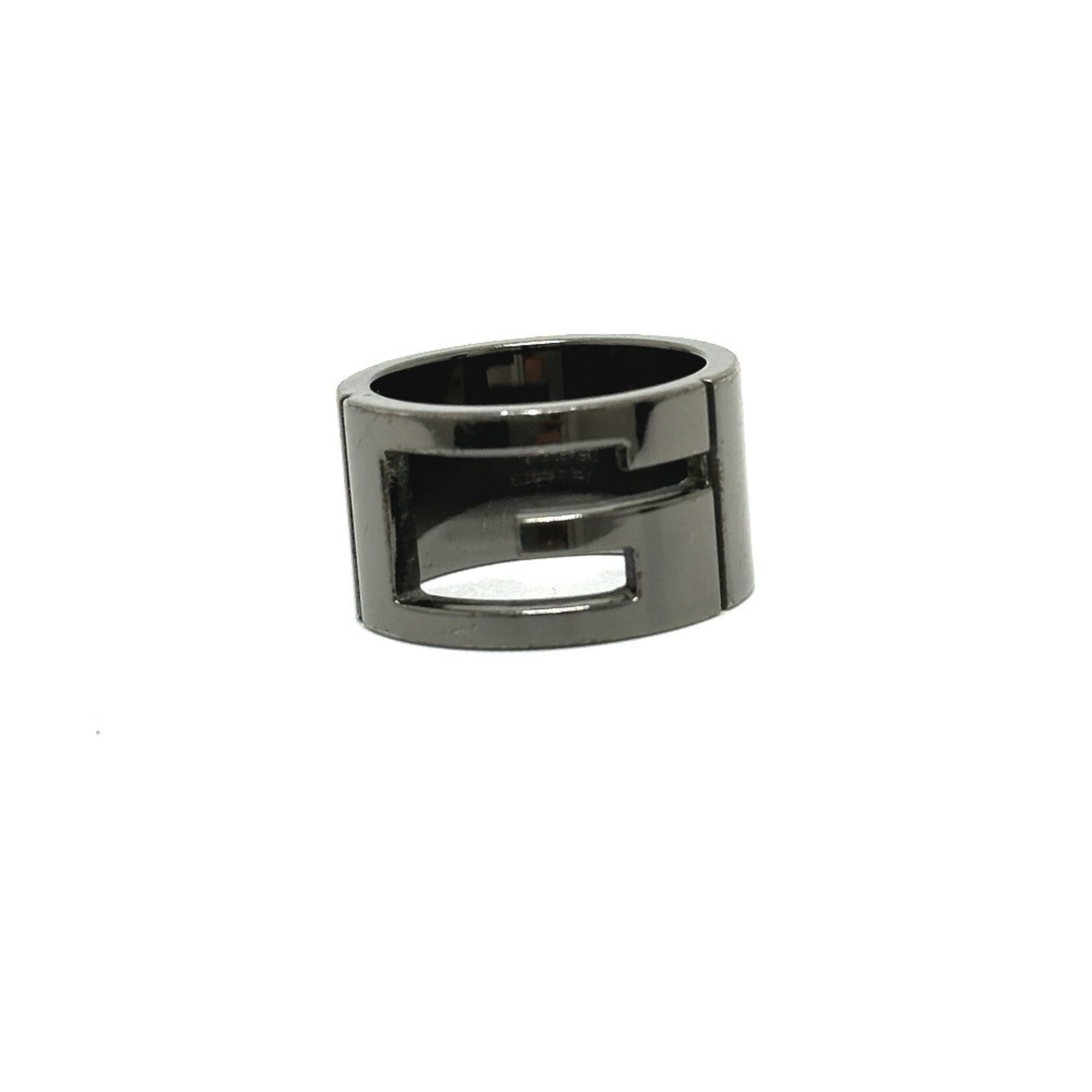 Ring Metal Black Silver