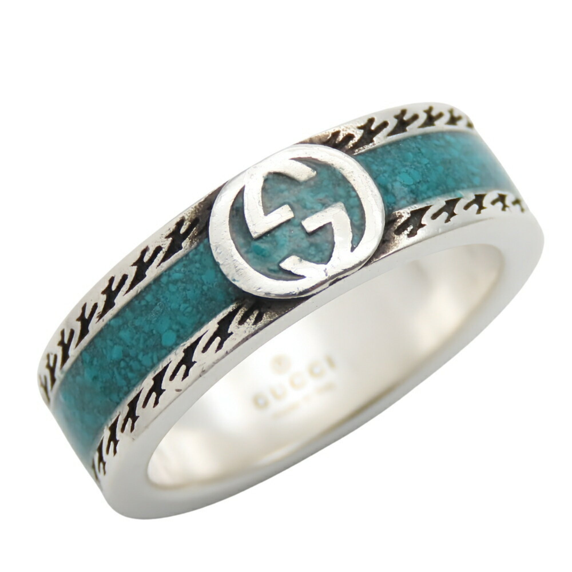 Ring Enamel and Sterling Silver