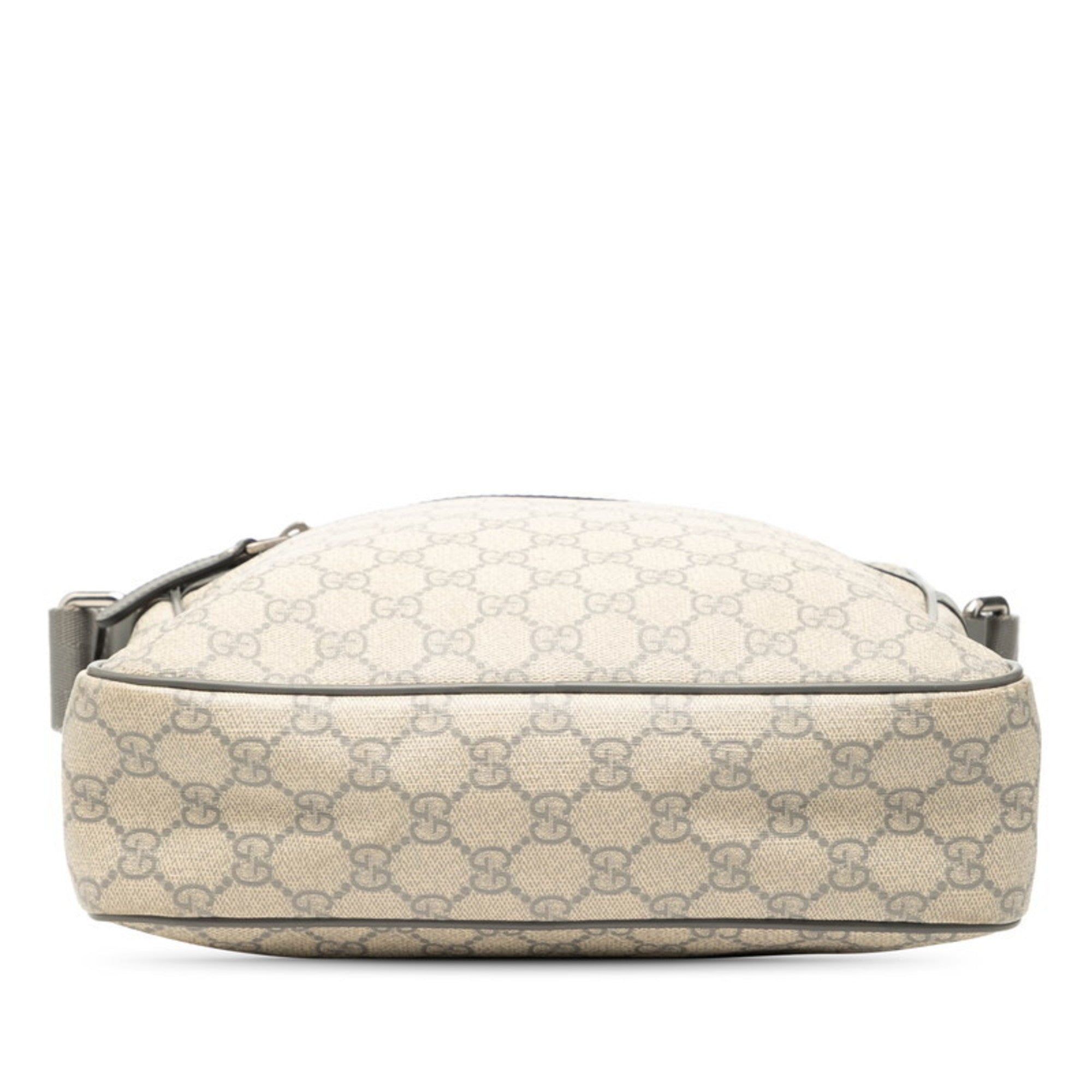 Front Zip Messenger GG Coated Canvas Medium