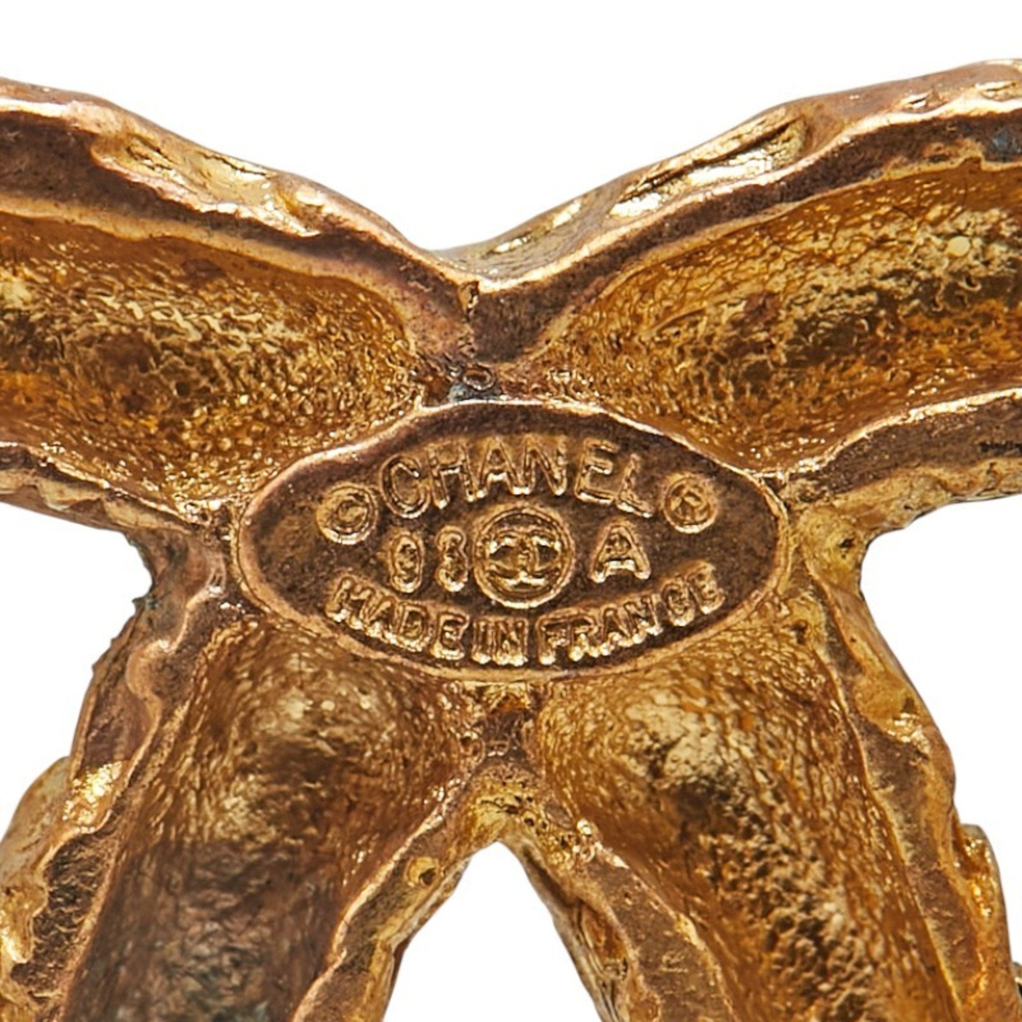 CC Logo Brooch Metal