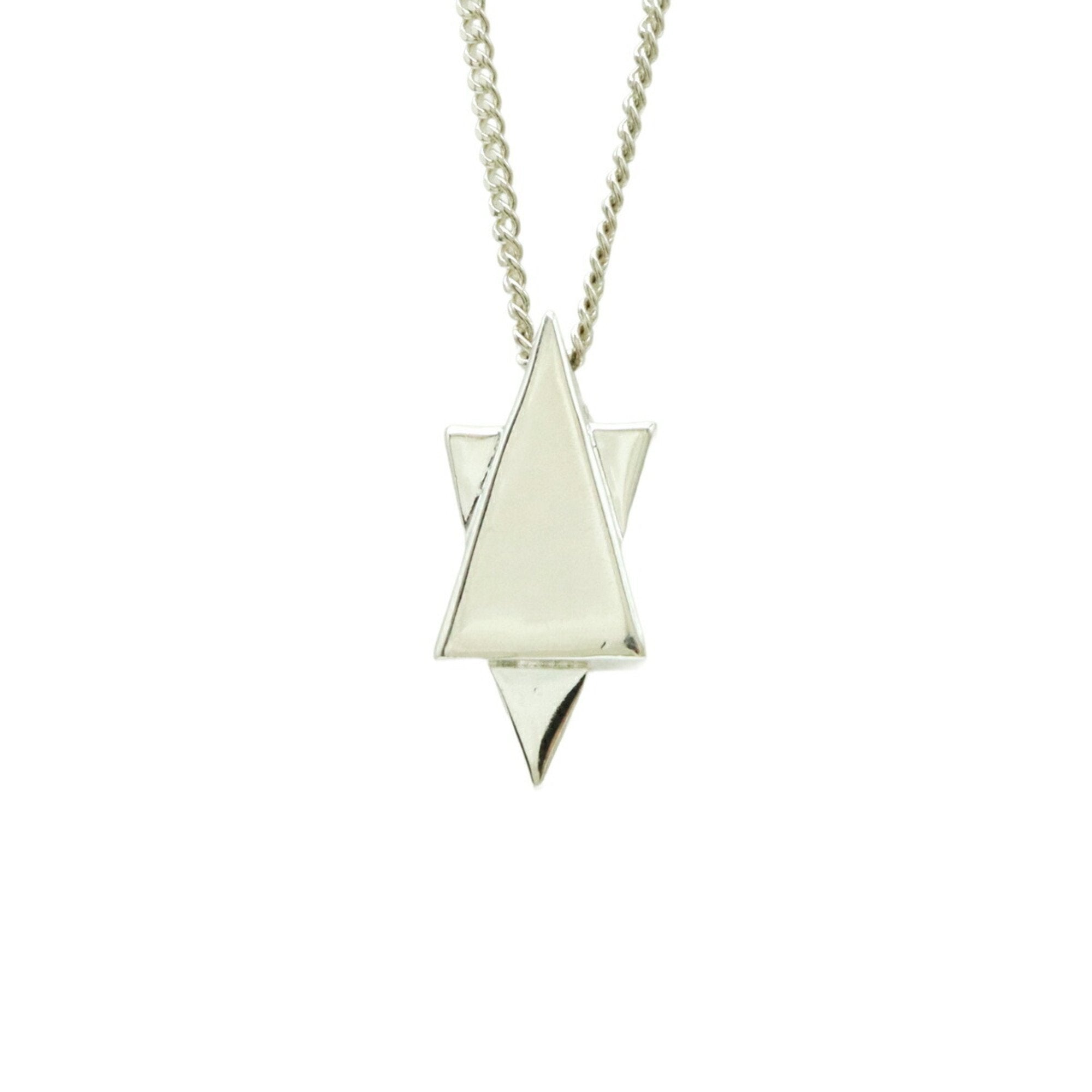Star Of David Pendant Necklace Sterling Silver