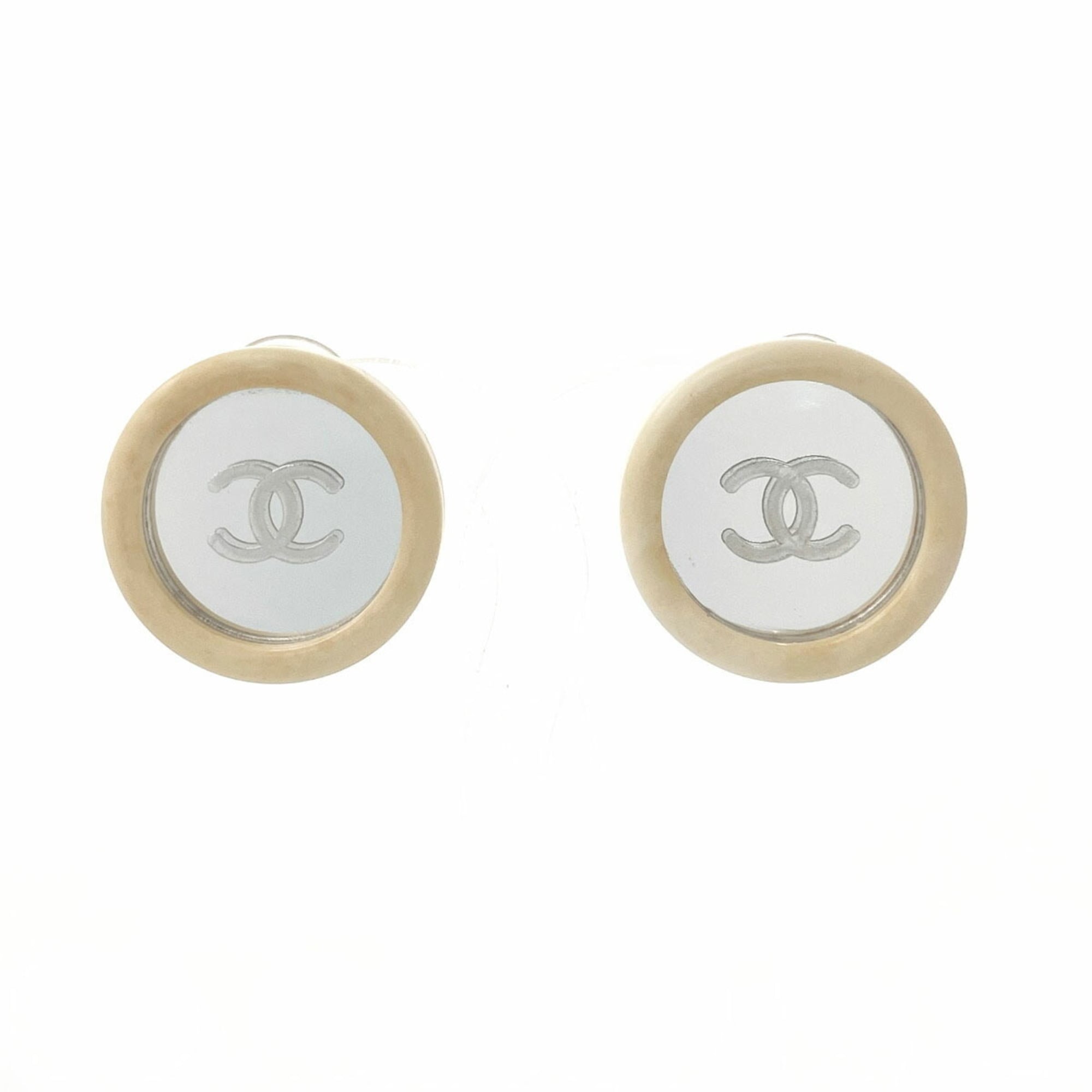 CC Logo Clip-On Earrings Metal
