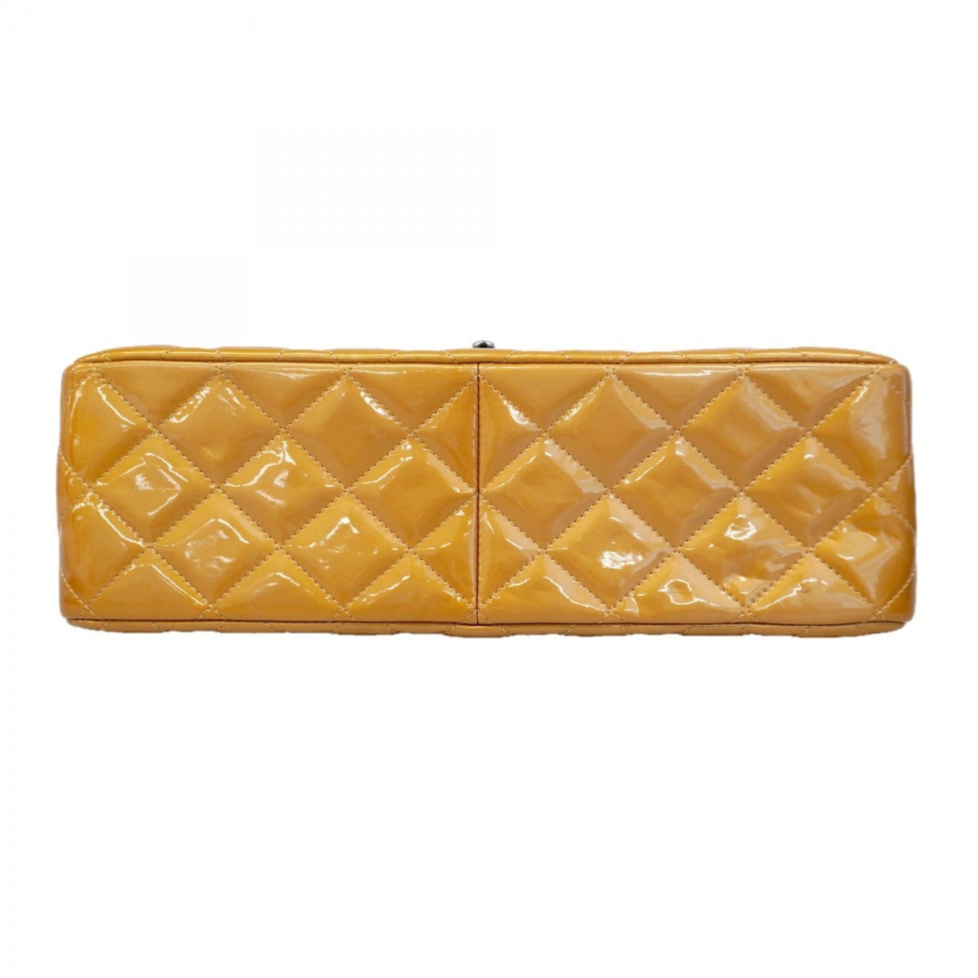 Classic Double Flap Bag Quilted Patent Jumbo