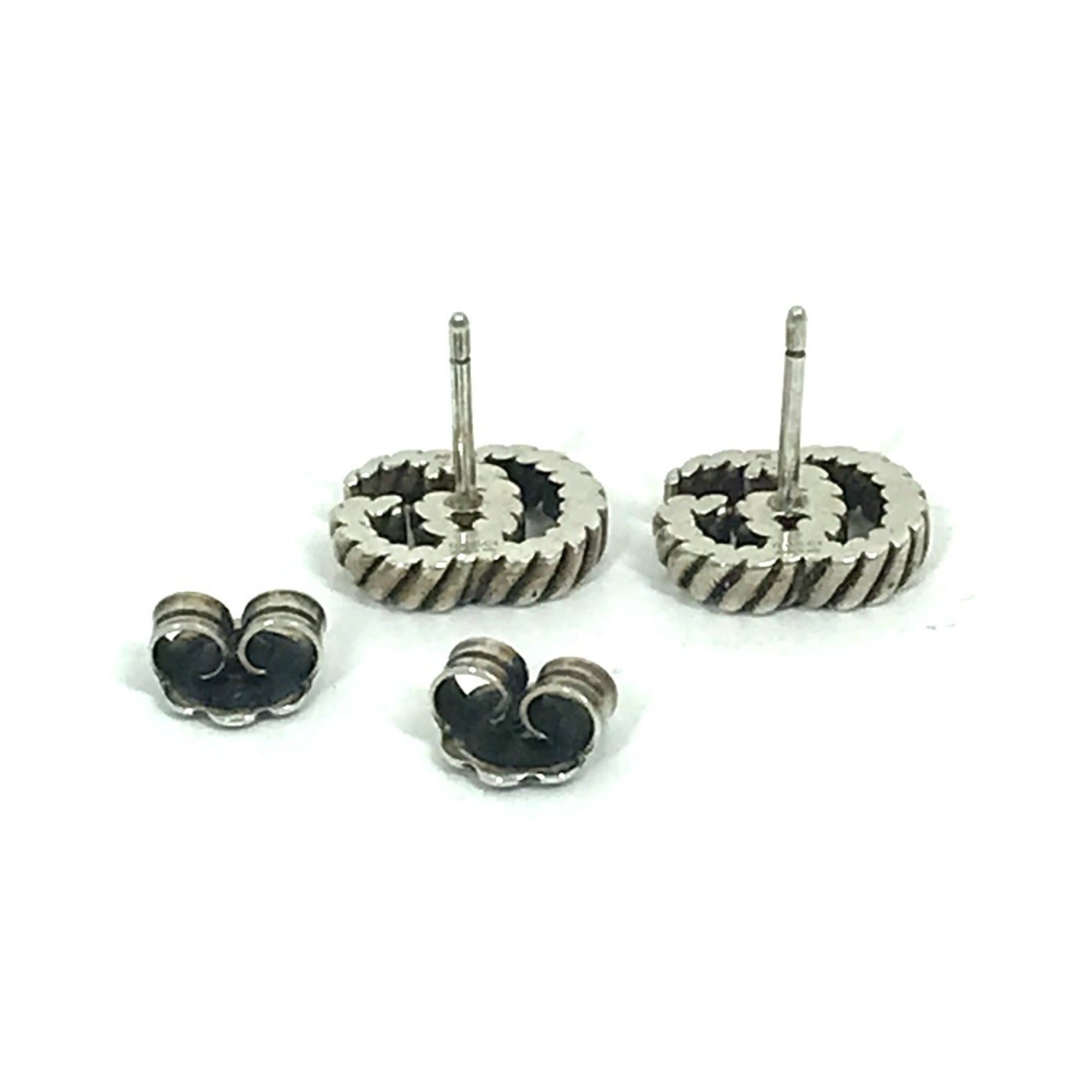 Earrings Logo Sterling Silver