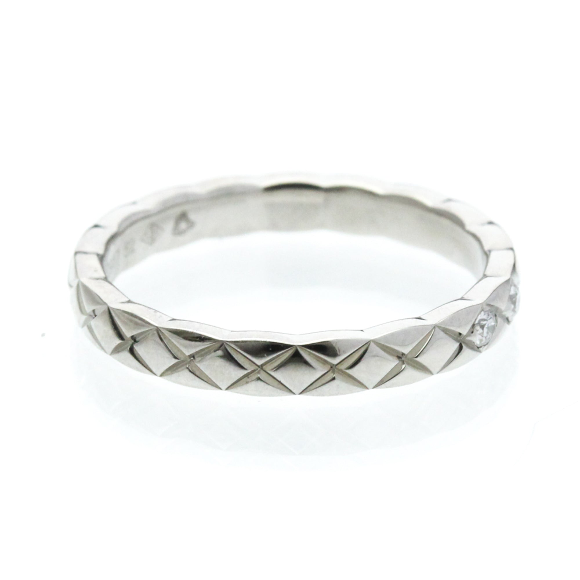 Coco Crush Ring Platinum Mini with Diamond