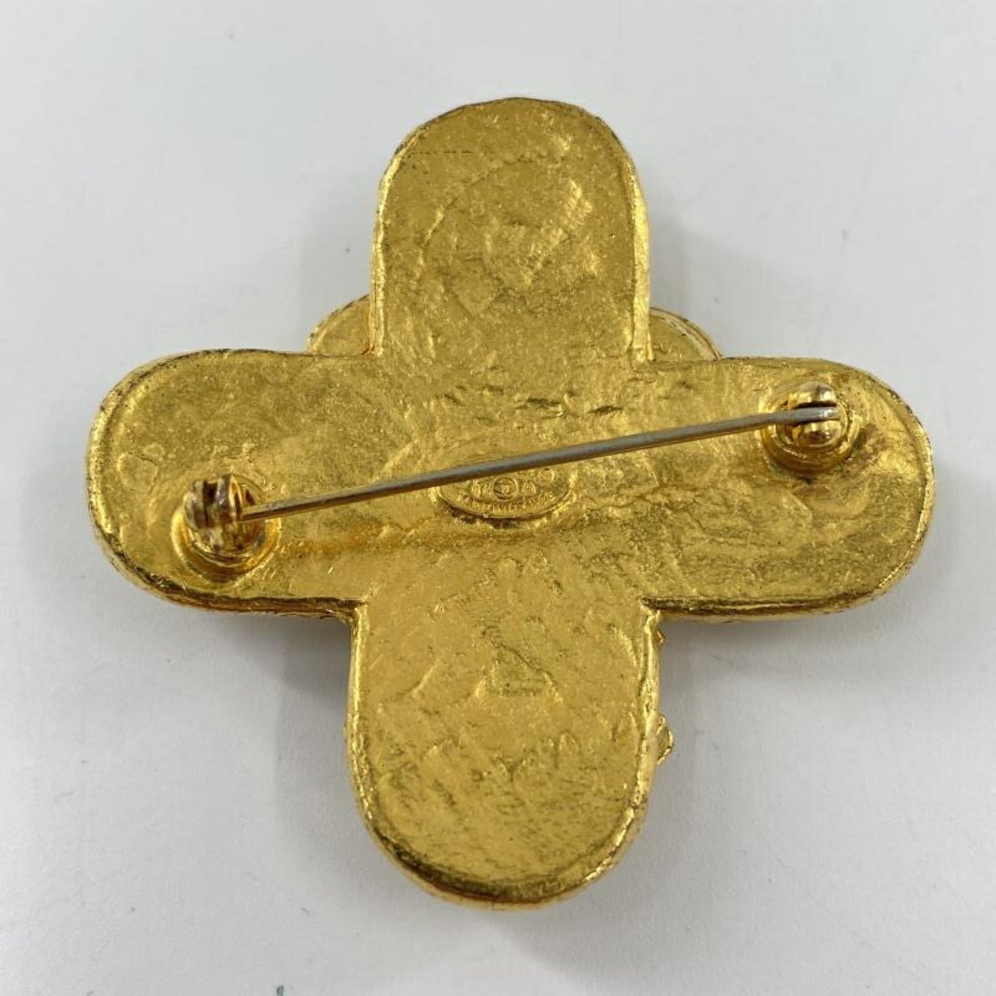 CC Logo Brooch Metal
